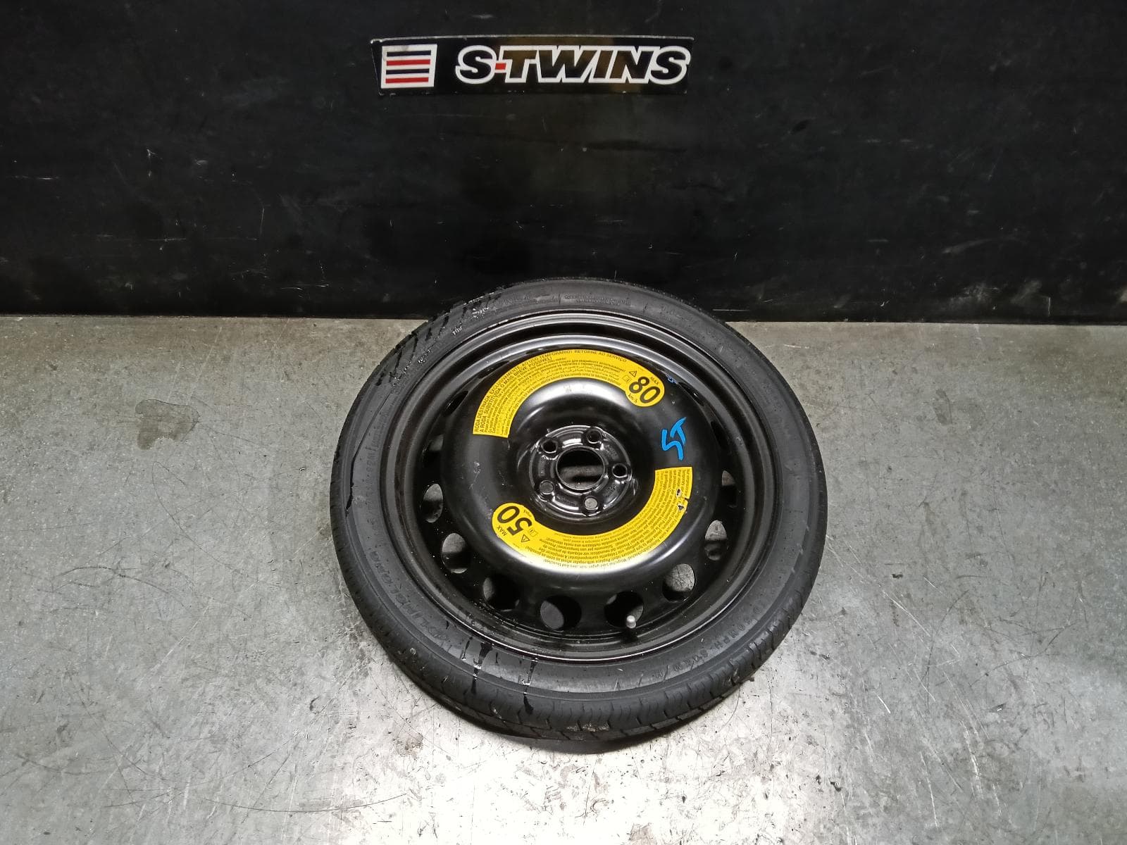 Used auto part listing image: 2022 VOLKSWAGEN T-CROSS WHEEL STANDARD STEEL SPACE SAVER SPARE STEEL, 18X3.5IN, C1, 01/20- 0000413613