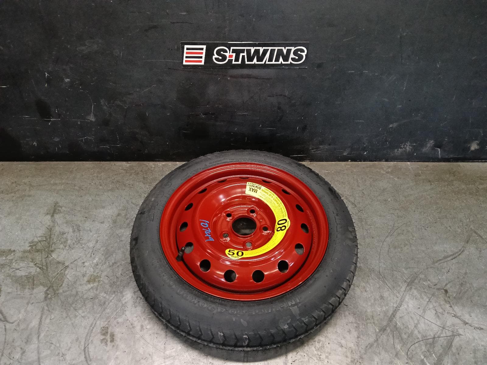 Used auto part listing image: 2016 HYUNDAI ELANTRA WHEEL STANDARD STEEL SPACE SAVER SPARE, AD, 12/15-12/20 0000417364