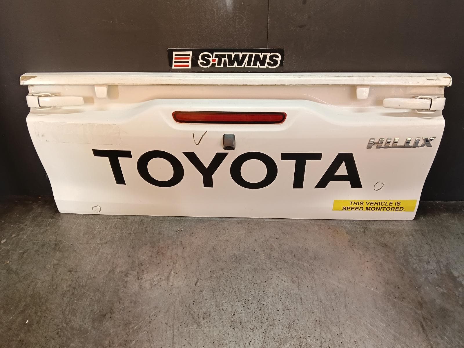 2019 TOYOTA HILUX BOOTLID TAILGATE TAILGATE, W/ TWIN SIDE HANDLES TYPE, 06/15-09/25 0000417455