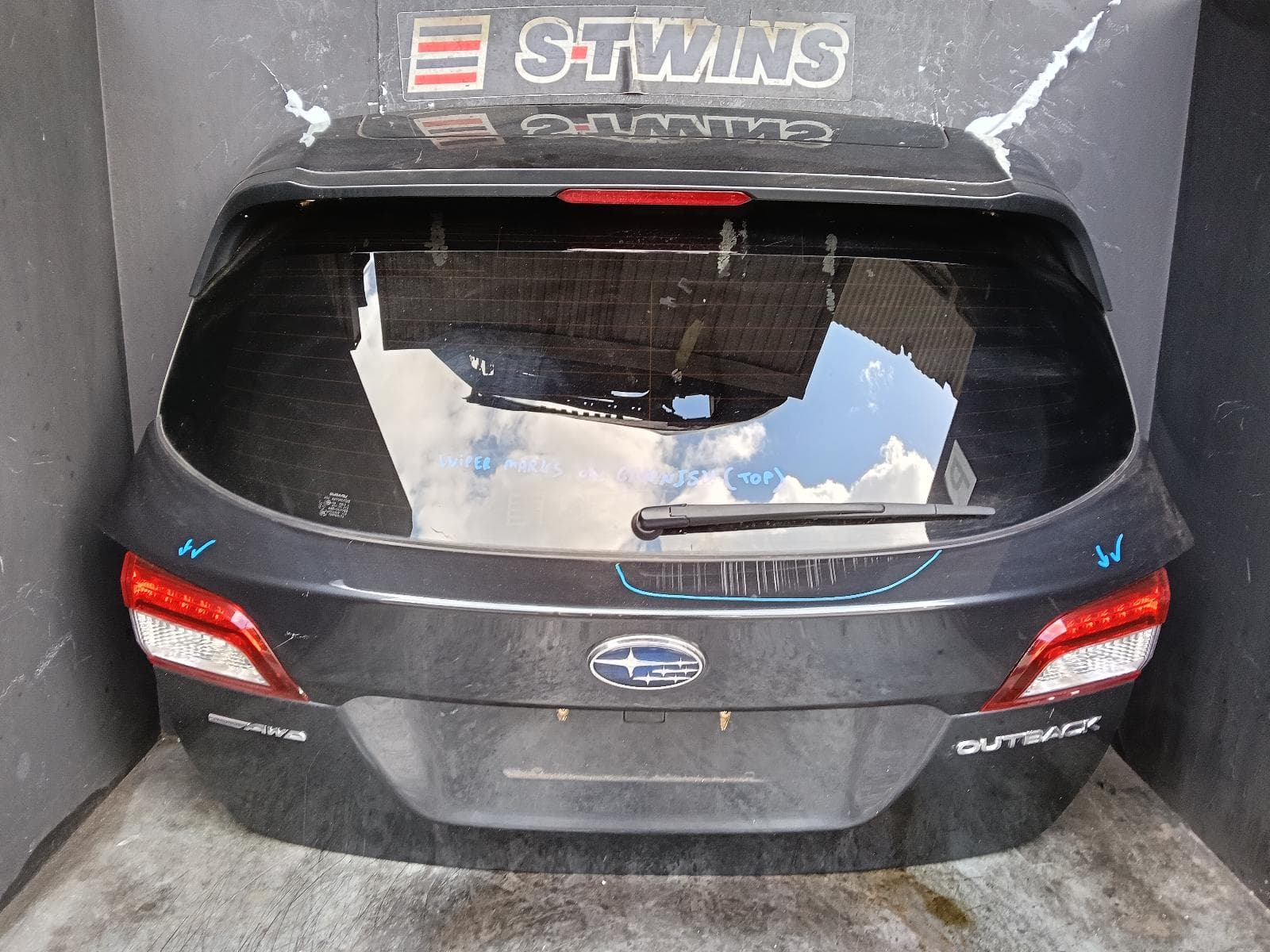 2019 SUBARU OUTBACK BOOTLID TAILGATE TAILGATE, 6TH GEN, W/ POWER LIFTGATE TYPE, 08/14-12/20 0000396029