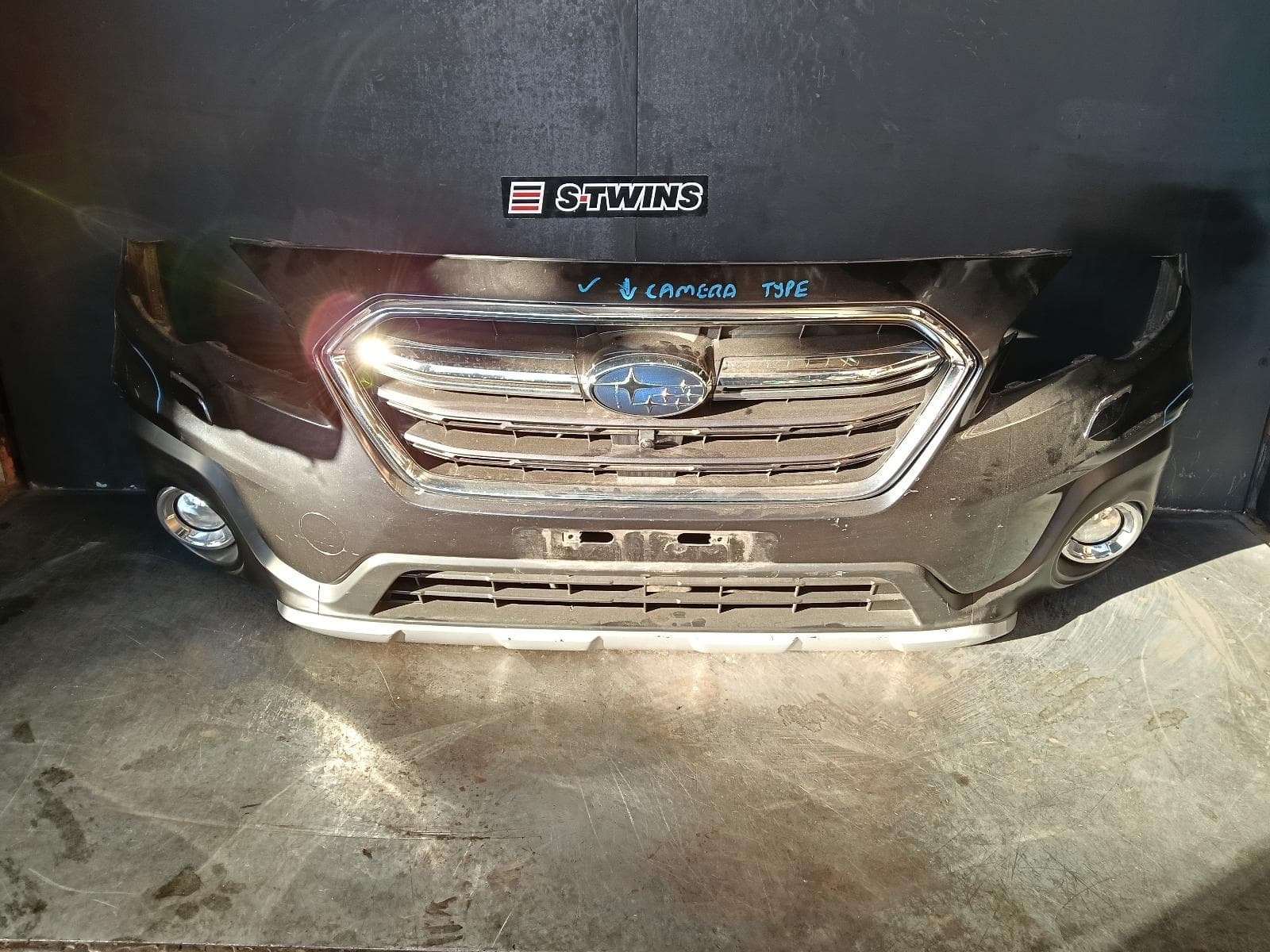 2019 SUBARU OUTBACK FRONT BUMPER 6TH GEN, NON PARK SENSOR, W/ H/LAMP WASHER TYPE, 12/17-12/20 0000395931