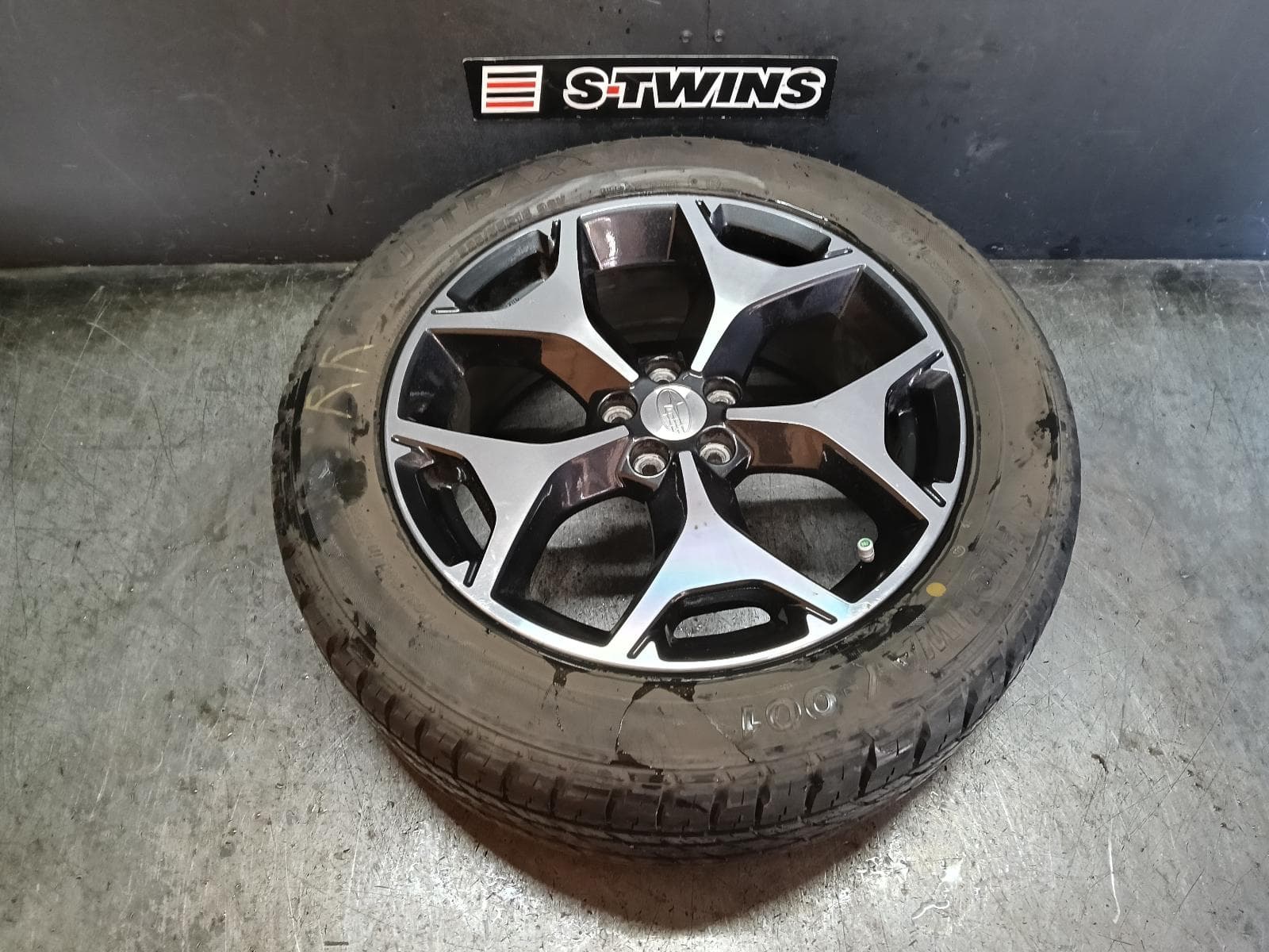 2015 SUBARU FORESTER WHEEL MAG FACTORY, 18X7IN, 5 Y SPOKE, SJ, 12/12-01/16 0000418027