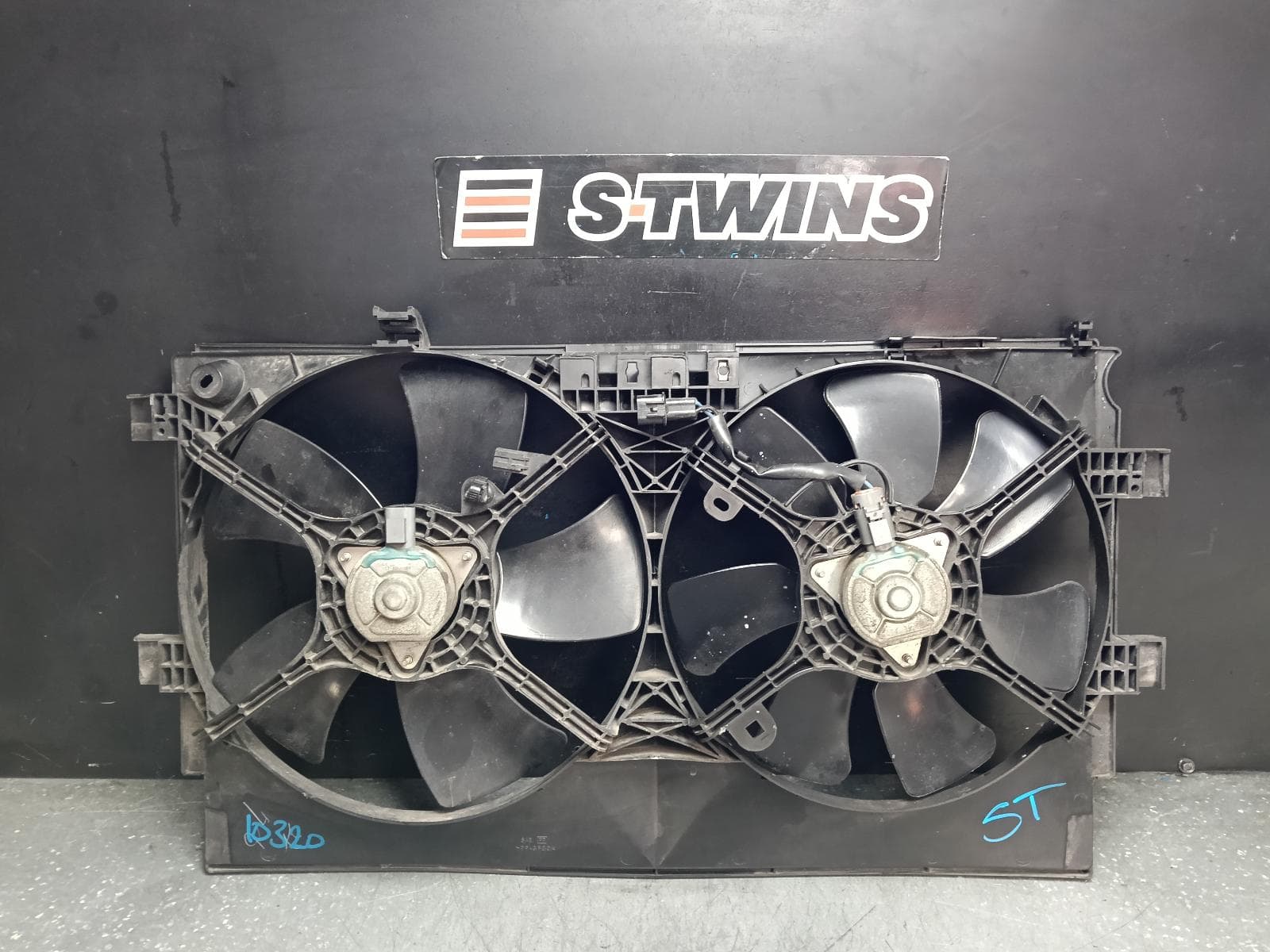 2011 MITSUBISHI LANCER FAN DUAL FAN ASSY, 2.4, 4B12, CJ-CF, 07/07-12/17 0000390585