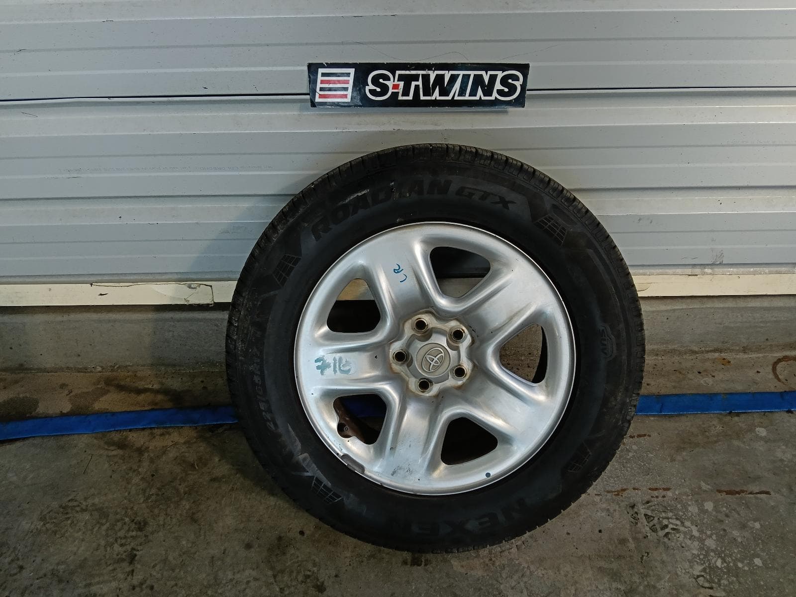 2016 TOYOTA RAV4 WHEEL STANDARD STEEL FACTORY, 5 SPOKE, 17IN, XA40, 12/12-12/18 0000418334