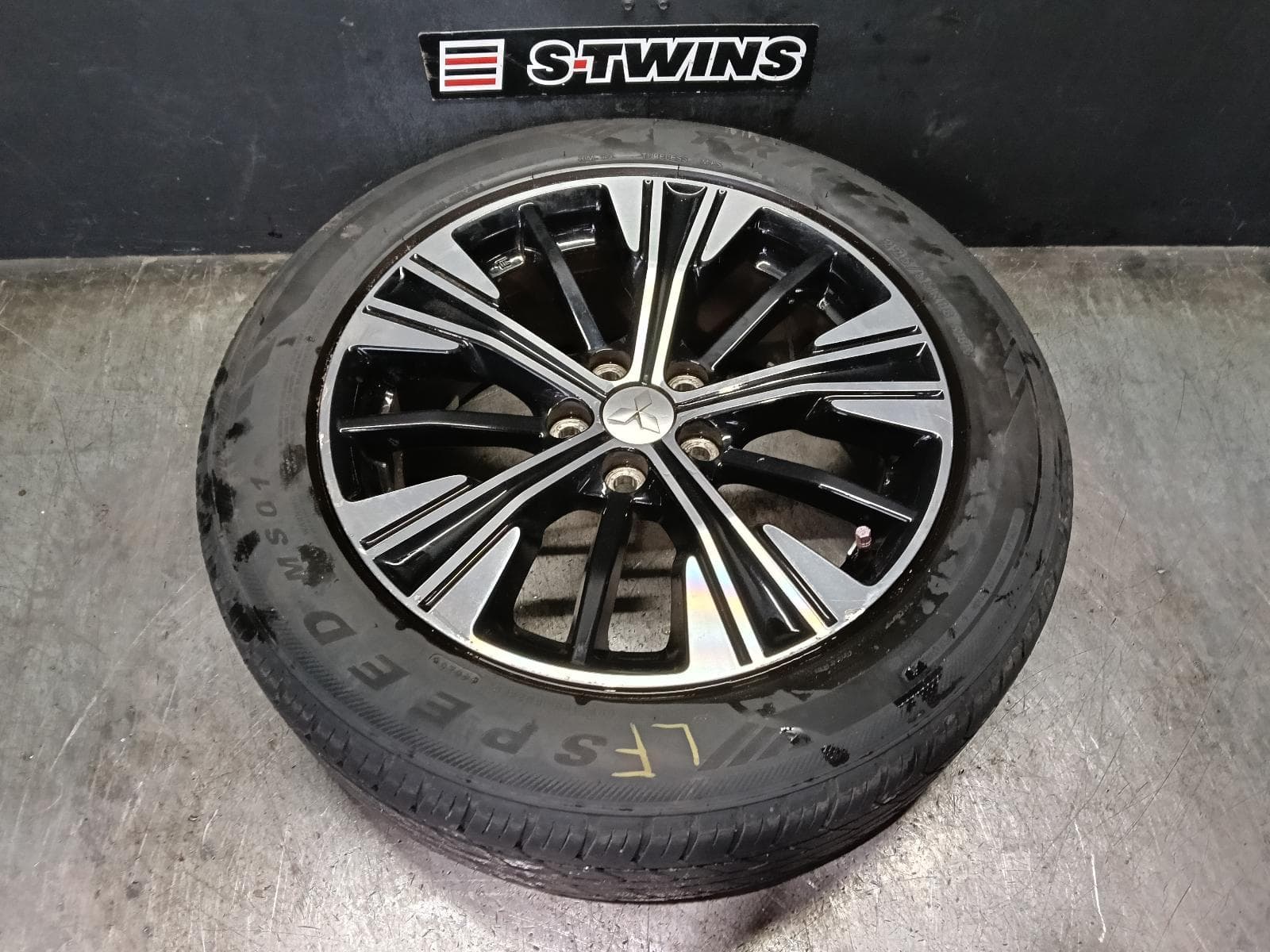 2019 MITSUBISHI ECLIPSE CROSS WHEEL MAG FACTORY, 18X7IN, 10 SINGLE SPOKE, BI-COLOUR, YA, 11/17-09/20 0000418506
