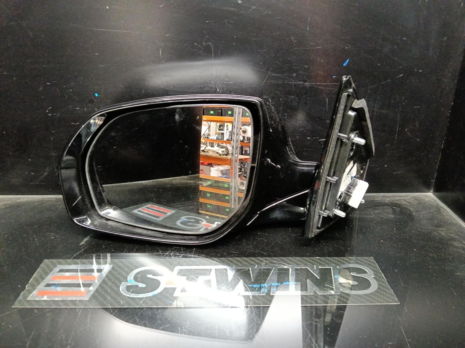 2017 HYUNDAI SANTA FE LEFT DOOR MIRROR DM, ACTIVE/ACTIVE X, POWER FOLD, NON AUTO DIP, W/ BLIND SPOT, 07/17-02/18 0000204777