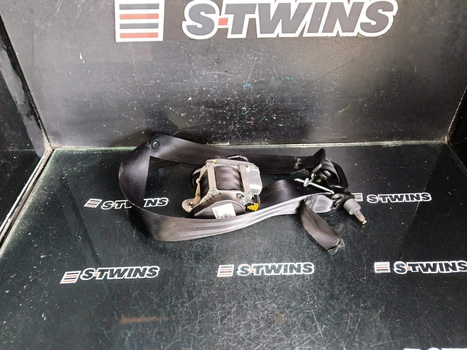 2017 FORD FOCUS SEAT BELT STALK RH FRONT, SEAT BELT ONLY (NO STALK), SEDAN/HATCH, LZ, 10/14-11/18 0000418535