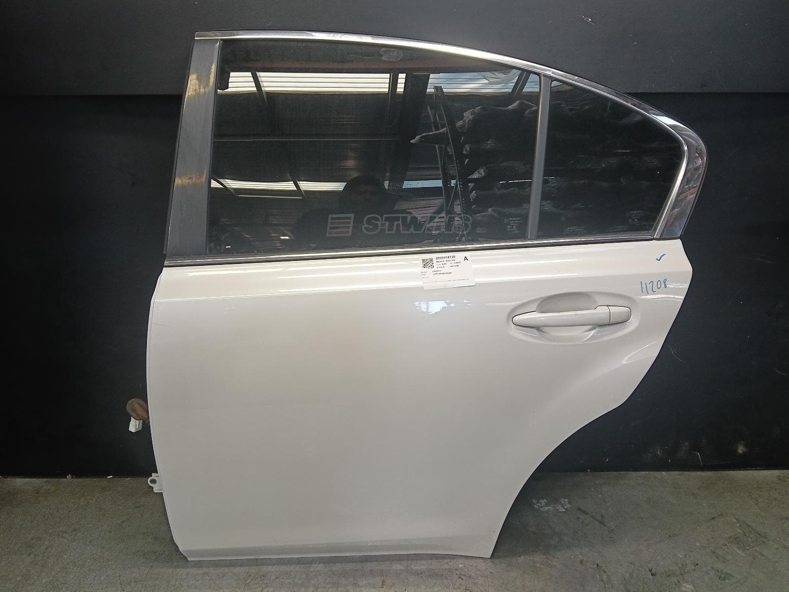 2011 SUBARU LIBERTY LEFT REAR DOOR SLIDING 5TH GEN, SEDAN, 2.5i/3.6R/GT, VIN JF1BM, 07/09-11/14 0000418730