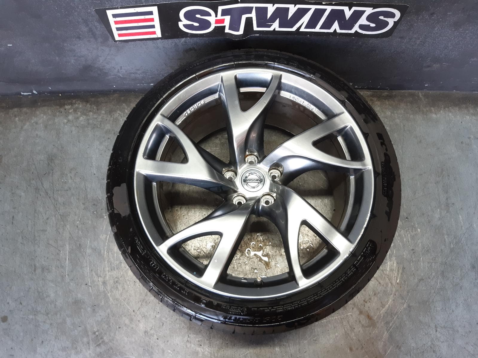 2014 NISSAN 370Z WHEEL MAG FACTORY, 19X10in, REAR, Z34, 05/09- 0000237087