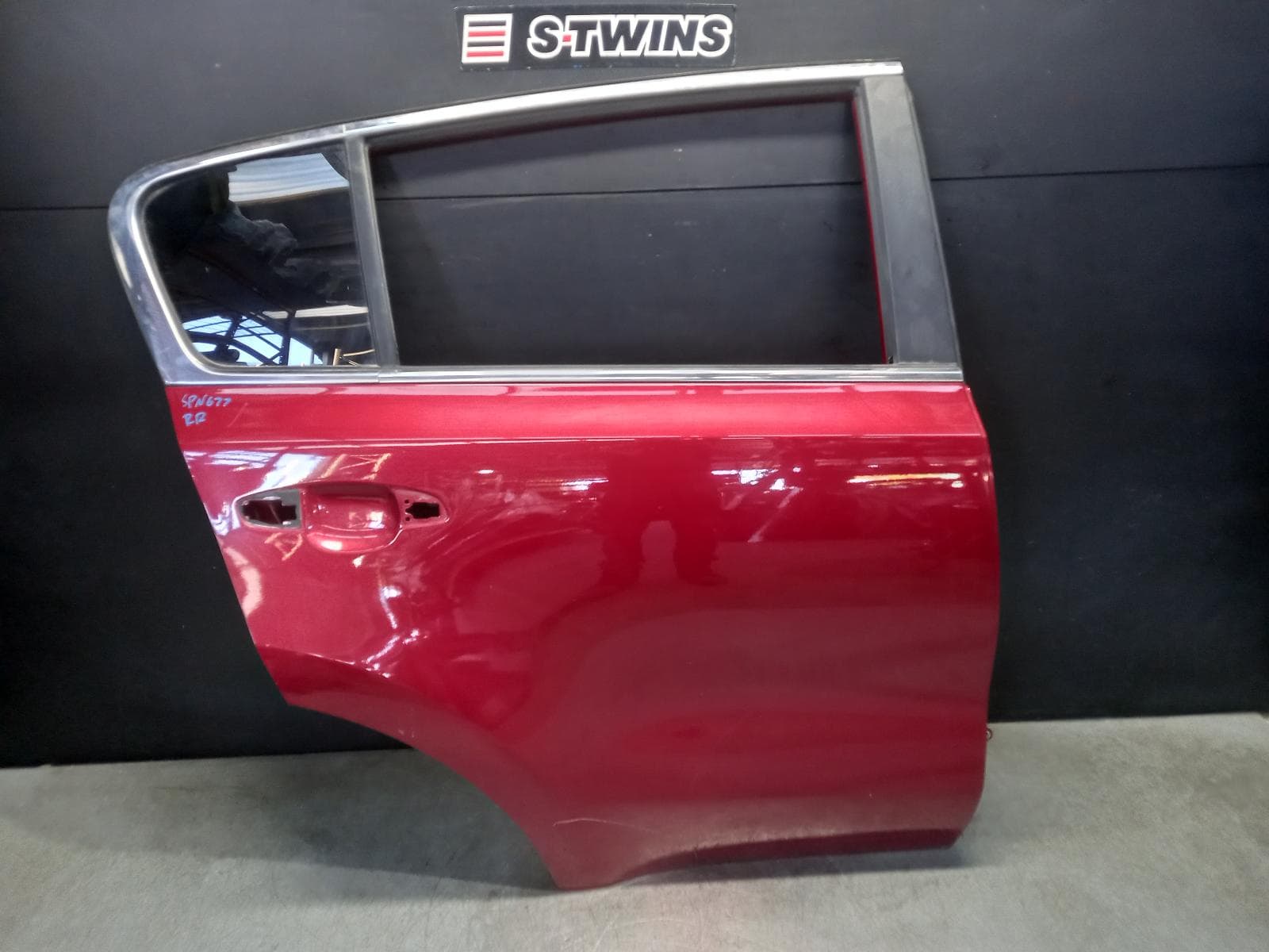 2016 KIA SPORTAGE RIGHT REAR DOOR SLIDING QL, 10/15-08/21 0000398943