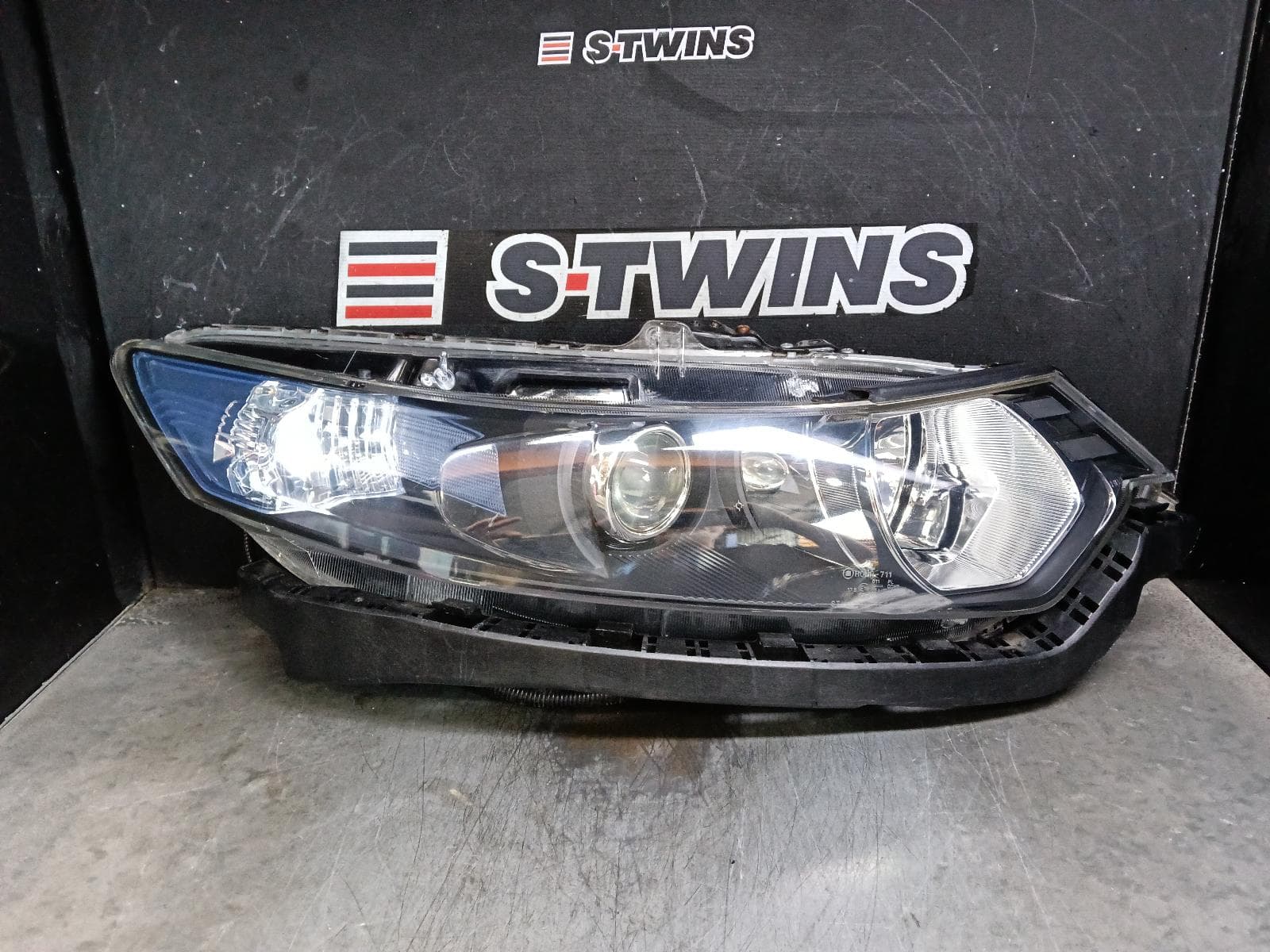 2011 HONDA ACCORD RIGHT HEADLAMP 8TH GEN, EURO (VIN JHMCU), HALOGEN TYPE, 07/11-12/15 0000392237