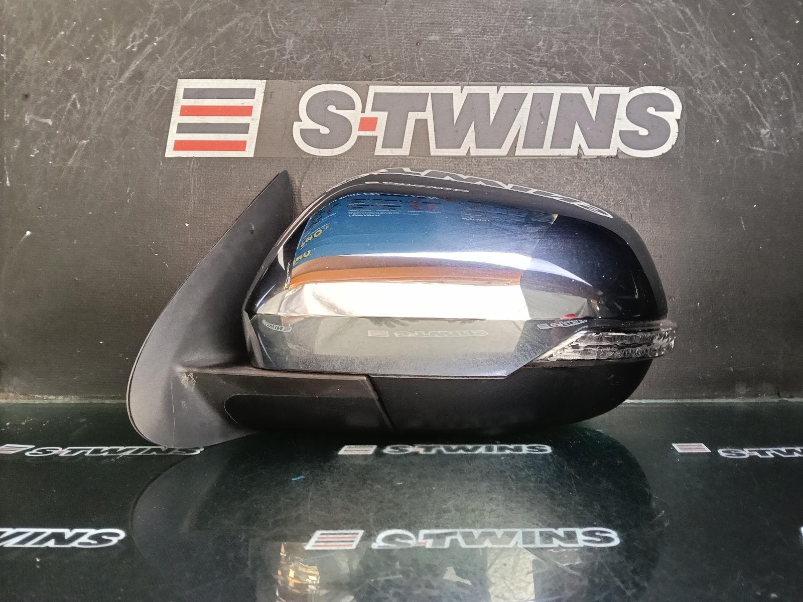 2020 MITSUBISHI PAJERO LEFT DOOR MIRROR PAJERO SPORT, QE-QG, W/ CAMERA, NON BLIND SPOT TYPE, CHROME, 10/15- 0000400809