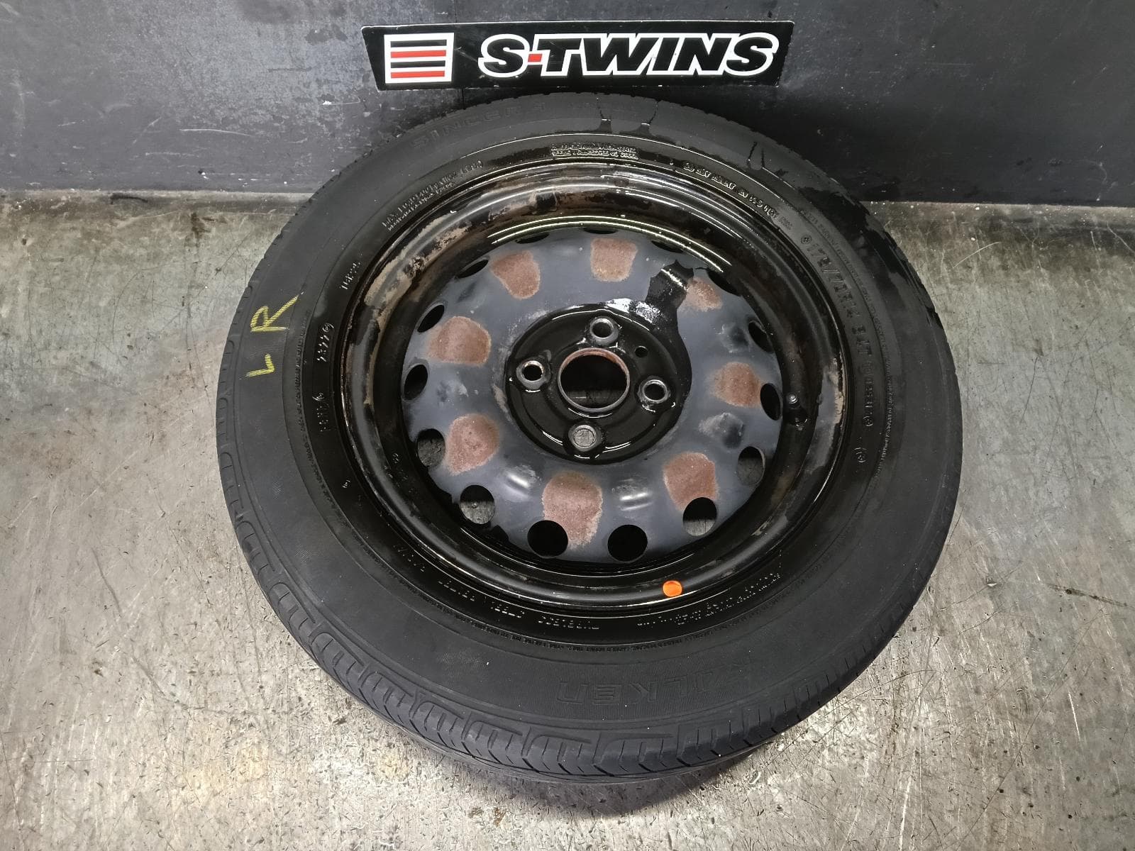 2017 HYUNDAI ACCENT WHEEL STANDARD STEEL 14X5.5IN, RB, 05/11-12/19 0000419228