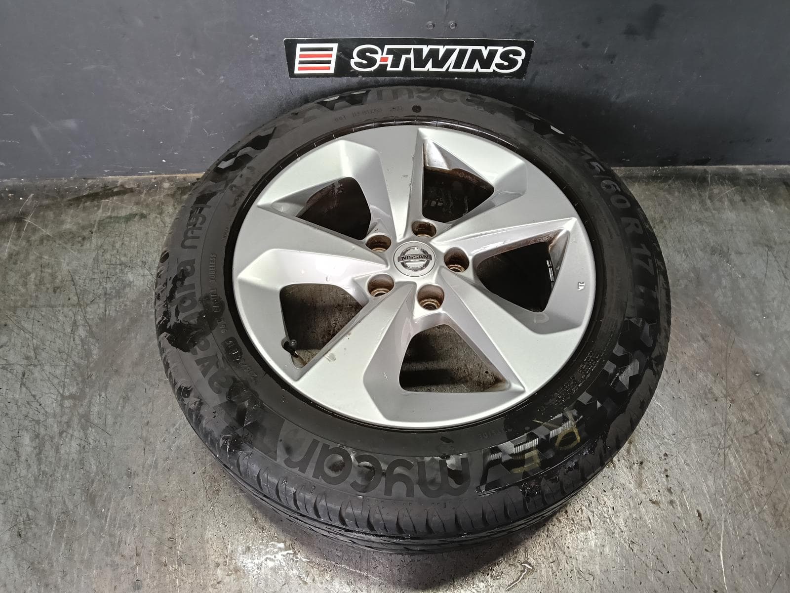 2017 NISSAN QASHQAI WHEEL MAG FACTORY, 17X7IN, ST, J11, 07/17-07/21 0000419819
