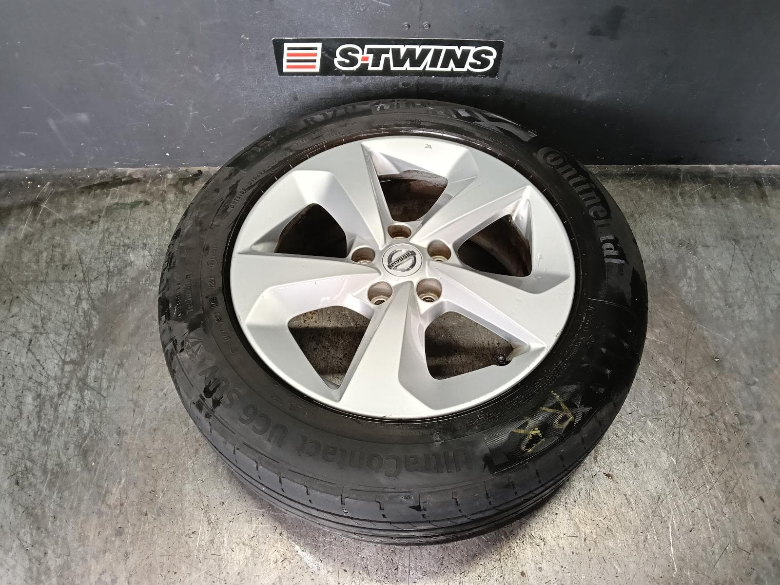 2017 NISSAN QASHQAI WHEEL MAG FACTORY, 17X7IN, ST, J11, 07/17-07/21 0000419820