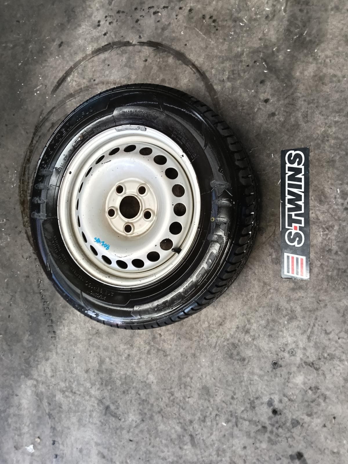 Used auto part listing image: 2017 VOLKSWAGEN TRANSPORTER WHEEL STANDARD STEEL FACTORY, 16IN, T6, 07/15-08/24 0000420117
