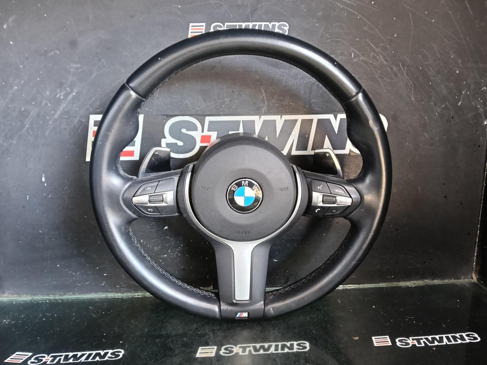 2015 BMW X5 STEERING WHEEL LEATHER, F15, M SPORT TYPE, 09/13-07/18 0000419934