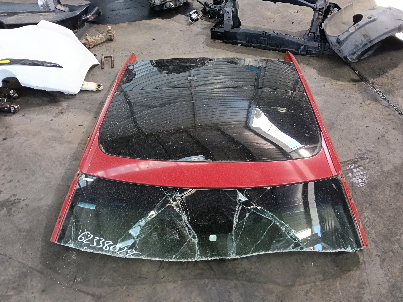 Used auto part listing image: 2016 HYUNDAI VELOSTER ROOF GLASS SUNROOF T FS, NON TURBO/TURBO, 12/14-02/18 0000418260