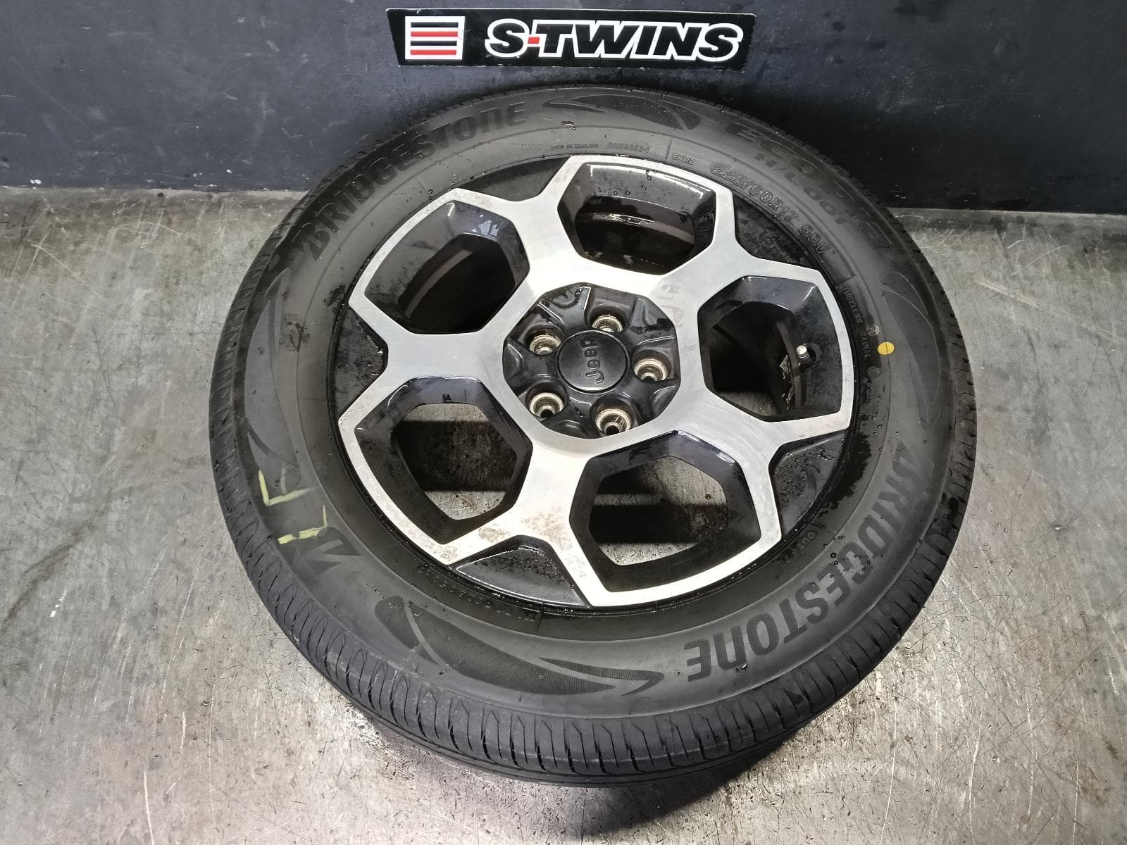 2022 JEEP COMPASS WHEEL MAG M6, FACTORY, 17X6.5IN, 5 Y SPOKE, 10/17-12/23 0000420944