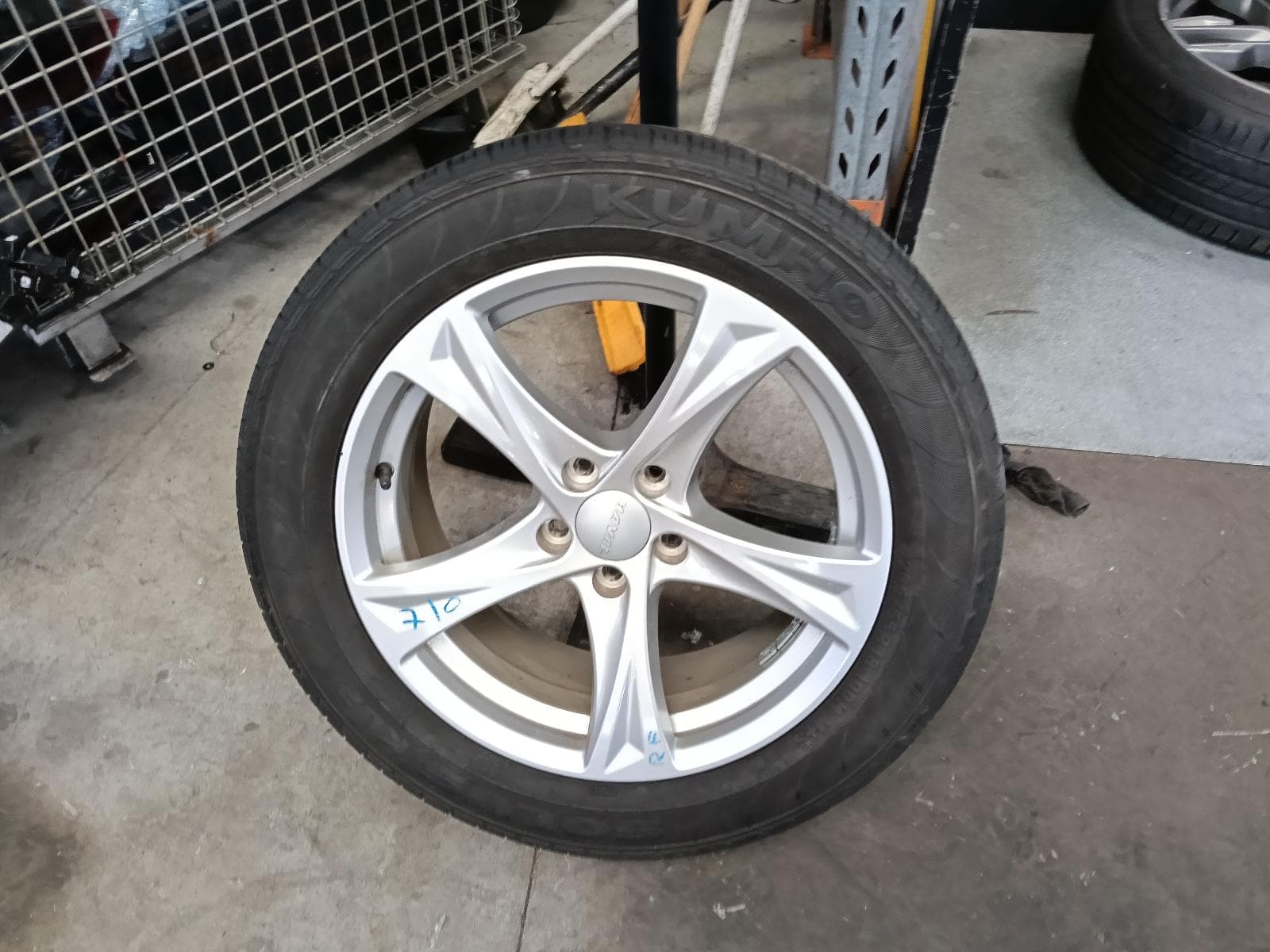 Used auto part listing image: 2021 HAVAL H2 WHEEL MAG FACTORY, 18X7.5IN, 06/15-02/21 0000421596