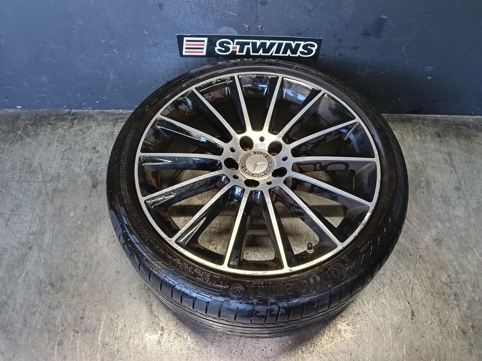 Used auto part listing image: 2016 MERCEDES C CLASS WHEEL MAG FACTORY, 19X8.5IN, REAR, MULTISPOKE, C205/A205/W205, 06/14-07/23 0000421740