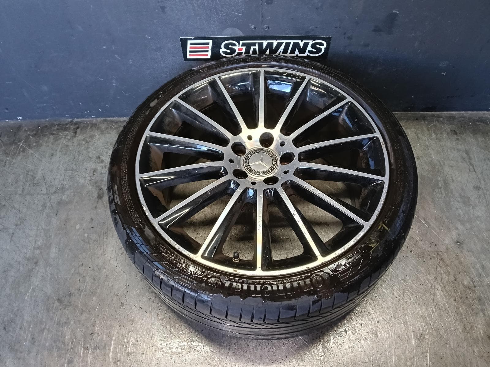 Used auto part listing image: 2016 MERCEDES C CLASS WHEEL MAG FACTORY, 19X8.5IN, REAR, MULTISPOKE, C205/A205/W205, 06/14-07/23 0000421741