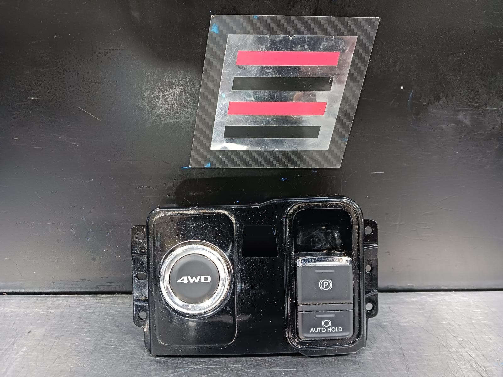 Used auto part listing image: 2017 MITSUBISHI OUTLANDER ELECTRIC PARK BRAKE SWITCH, ZK-ZL, W/ AUTO HOLD, 01/15-07/21 0000221156
