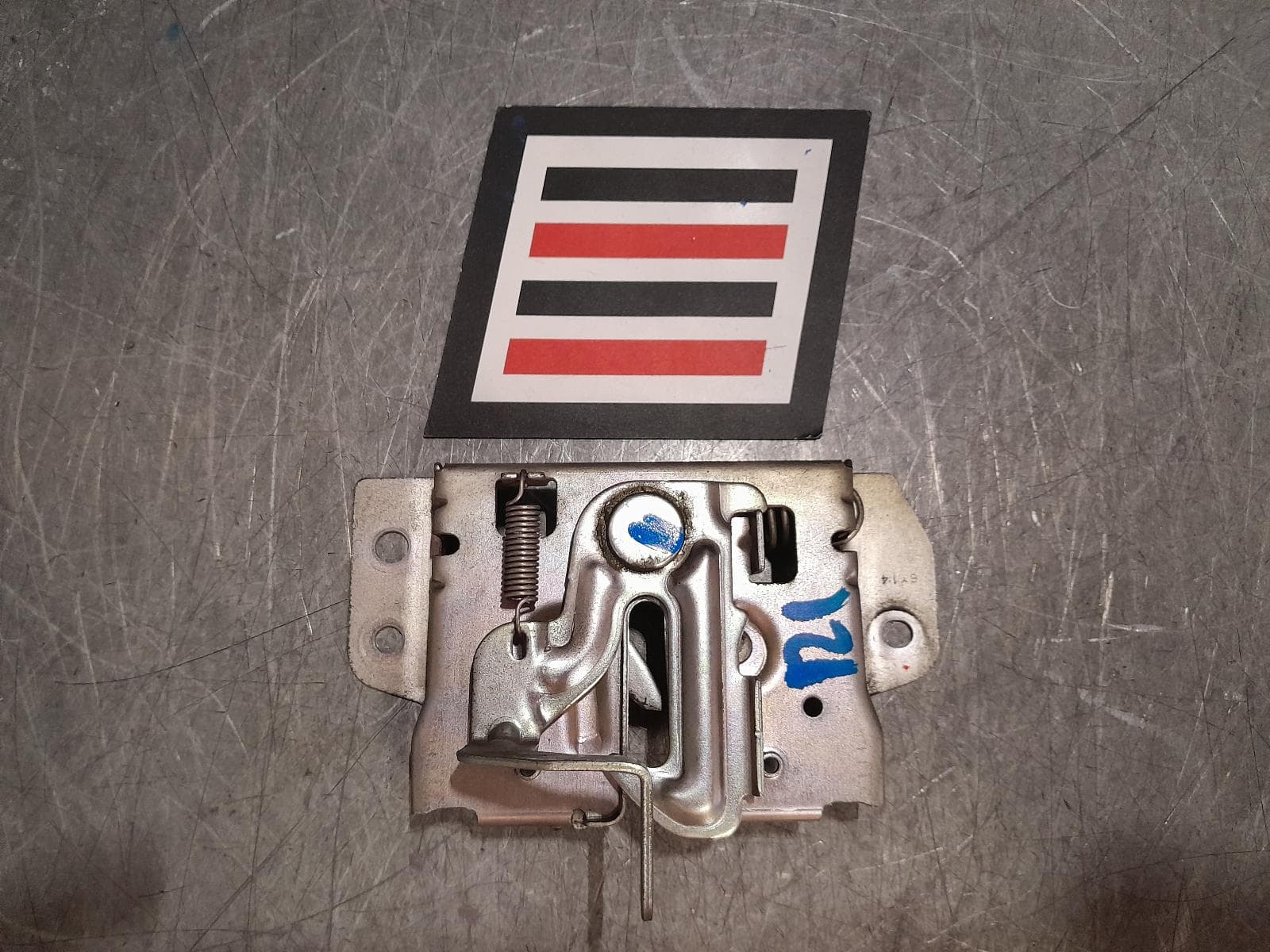 Used auto part listing image: 2017 MITSUBISHI LANCER BONNET LOCK SUPPORT CF, 11/15-12/17 0000365559