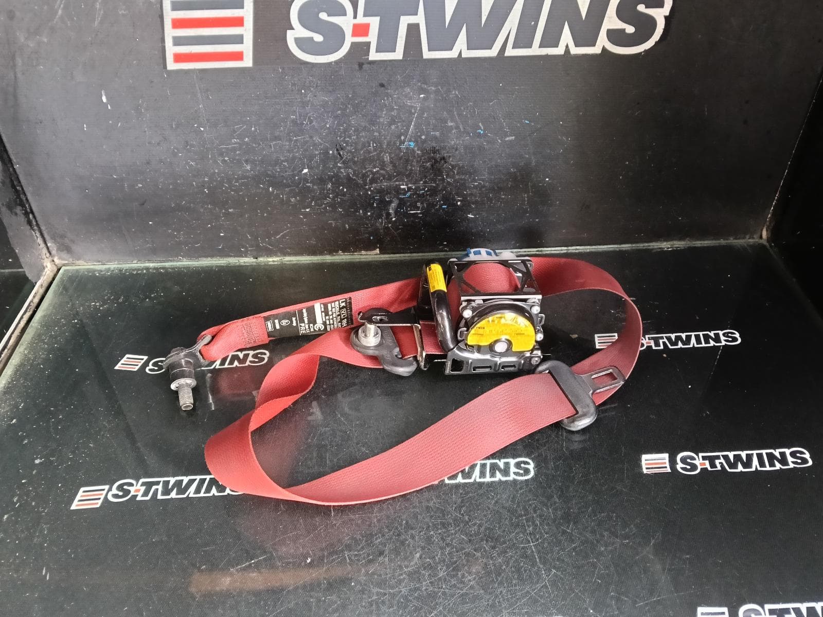 Used auto part listing image: 2020 SUBARU WRX SEAT BELT STALK RH FRONT, SEAT BELT ONLY, V1, 03/14-10/21 0000422277
