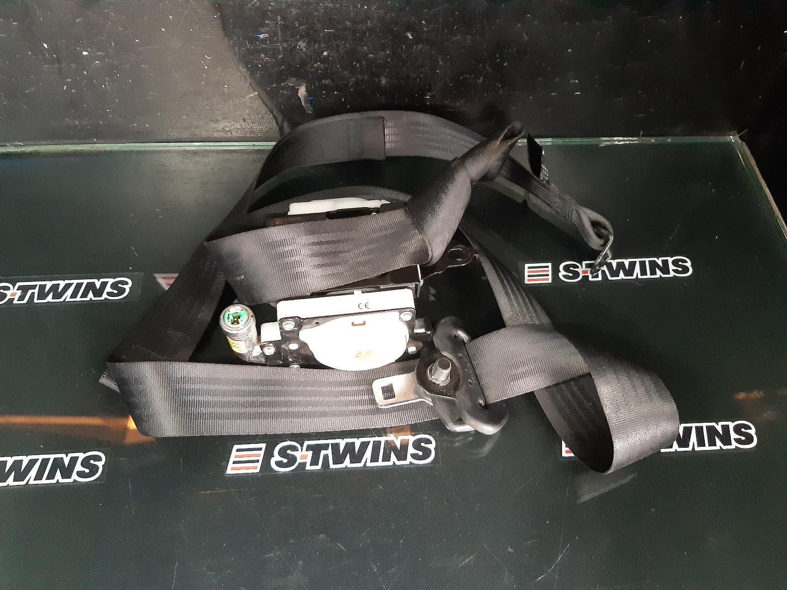 Used auto part listing image: 2019 FORD RANGER SEAT BELT STALK LH FRONT, SEAT BELT ONLY, DUAL CAB, PX SERIES 2 & 3, 06/15- 0000192777