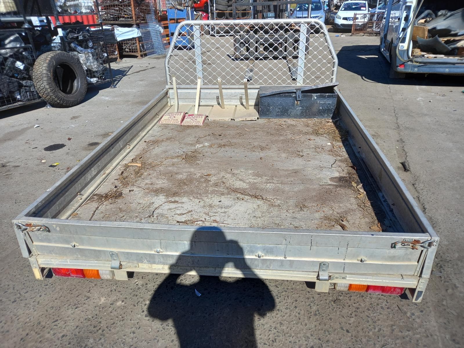 Used auto part listing image: 2011 HOLDEN COLORADO UTE BACK TRAY BACK-ALLOY, SINGLE CAB 0000219712