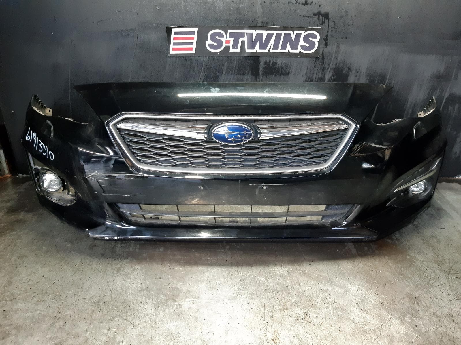 Used auto part listing image: 2018 SUBARU IMPREZA FRONT BUMPER G5, BUMPER BAR, W/ H/LAMP WASHER TYPE, 09/16-02/20 0000342323