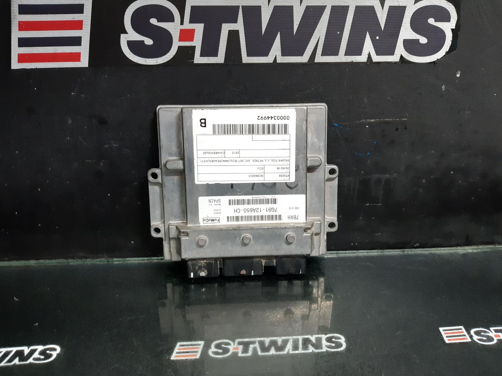 Used auto part listing image: 2010 FORD MONDEO ENGINE ECU, 2.3, PETROL, SEC SET (ECU/IMM/READER/KEY), MA-MC, 10/07- 0000344992