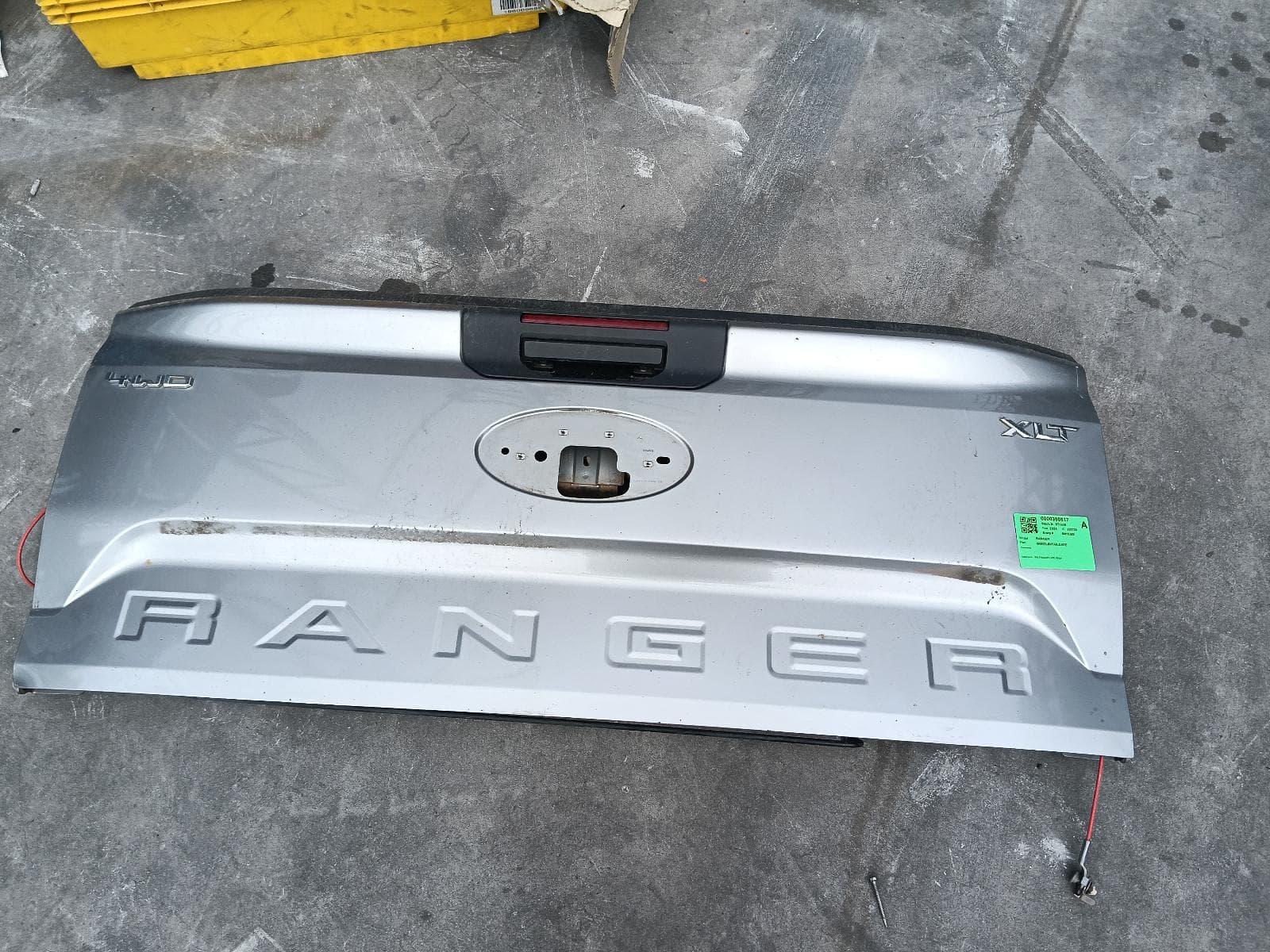 Used auto part listing image: 2024 FORD RANGER BOOTLID TAILGATE RA, TAILGATE, UTE, 05/22- 0000390617