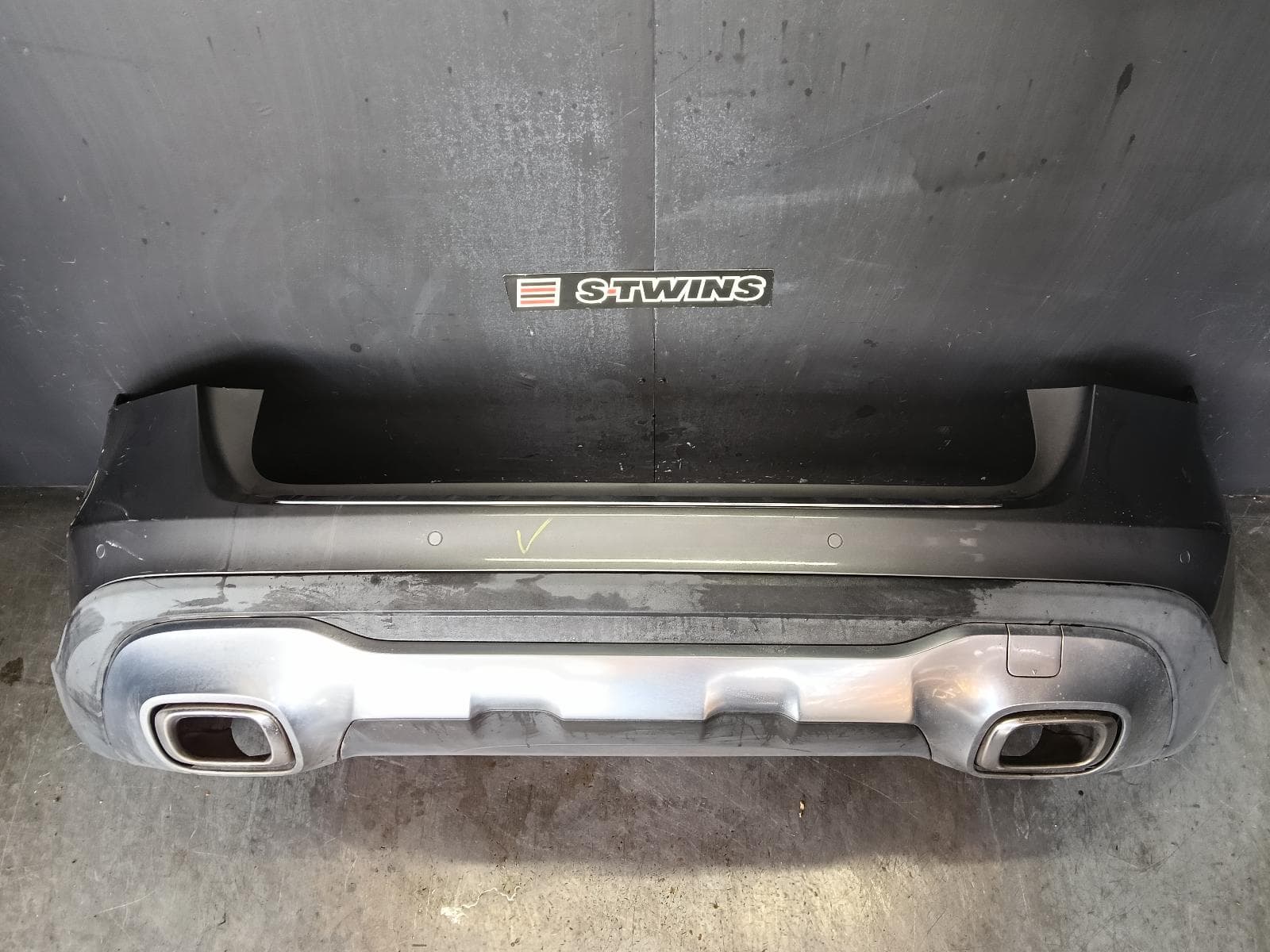 Used auto part listing image: 2018 MERCEDES GLA CLASS REAR BUMPER X156, NON AMG, W/ PARK SENSOR TYPE, 03/17-01/20