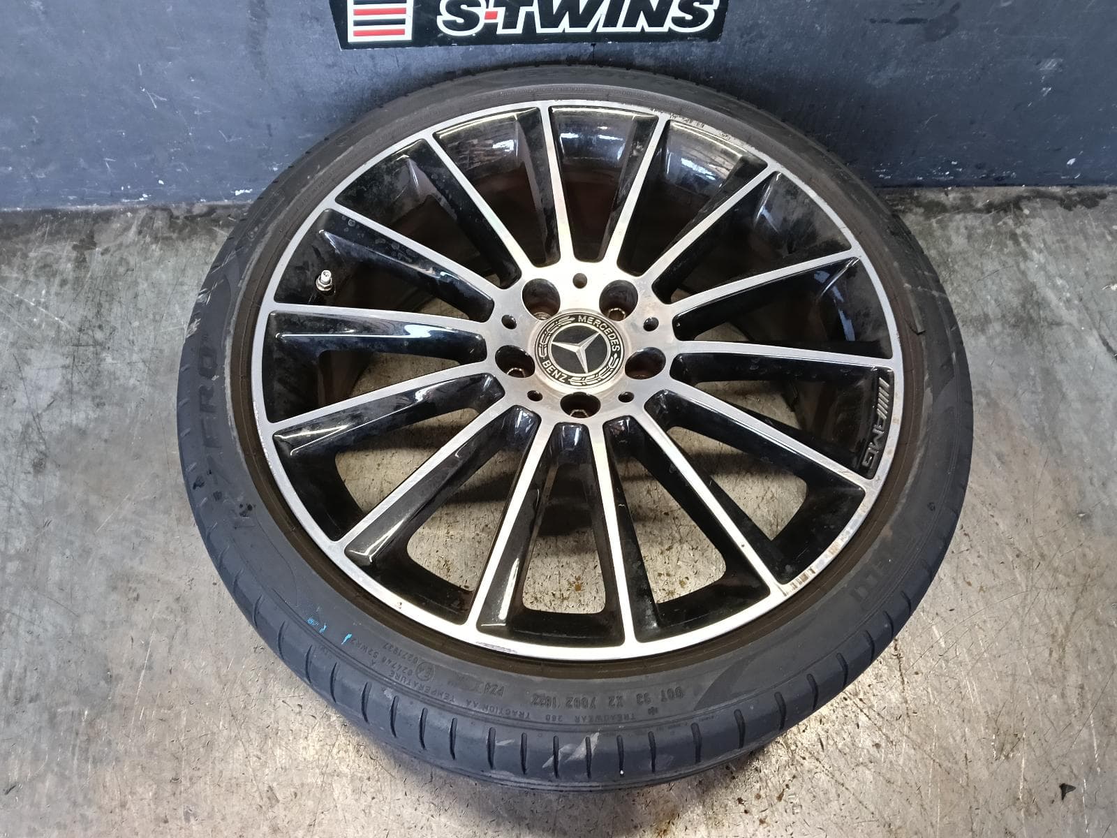 Used auto part listing image: 2017 MERCEDES C CLASS WHEEL MAG FACTORY, 19X7.5IN, FRONT, MULTISPOKE, C205/A205/W205, 06/14-07/23