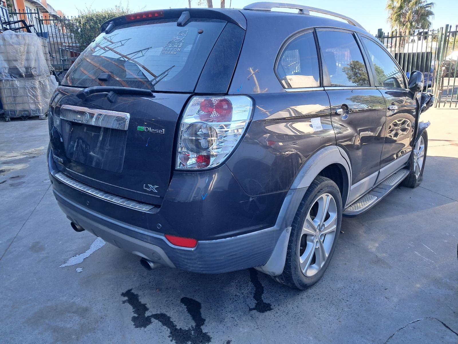 Used auto part listing image: 2013 HOLDEN CAPTIVA SEAT BELT STALK CENTRE 2ND ROW, SEAT BELT ONLY, 7 SEAT TYPE, CG, 01/11-06/18