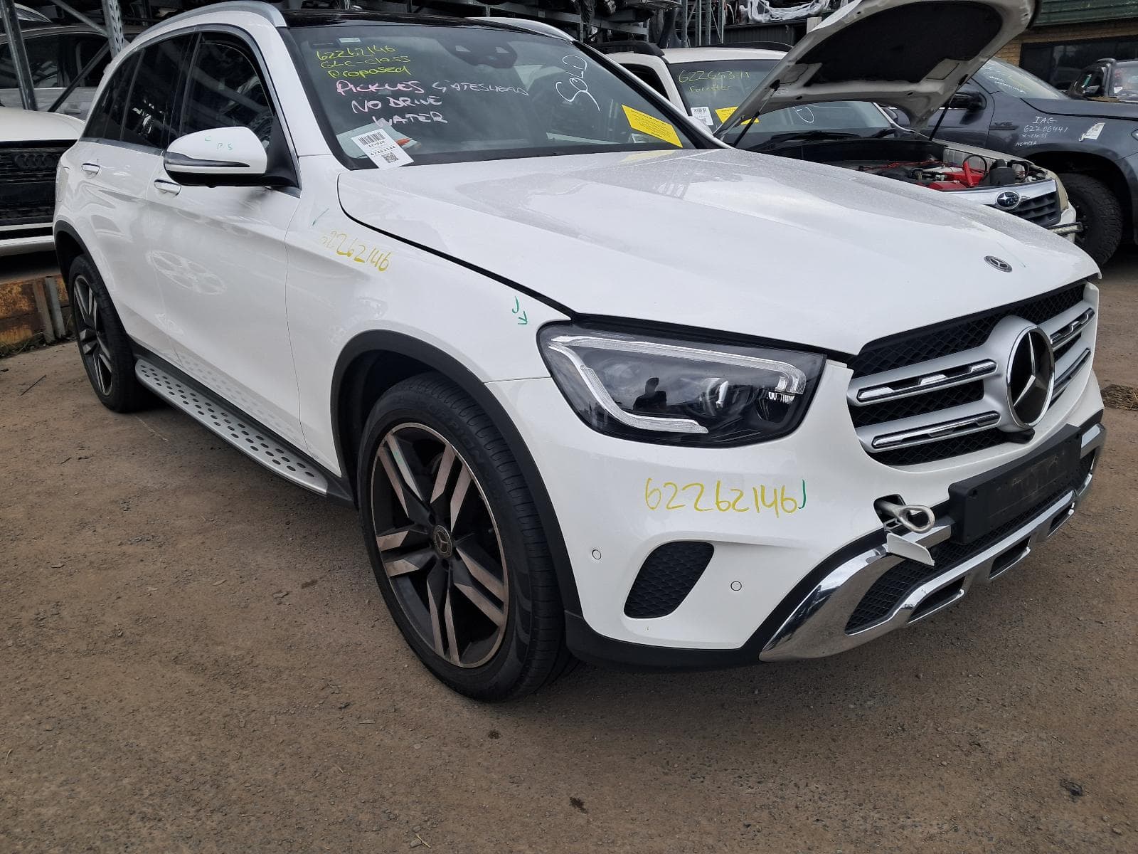 Featured wrecking vehicle: 2019 MERCEDES GLC CLASS (stock SPN878)