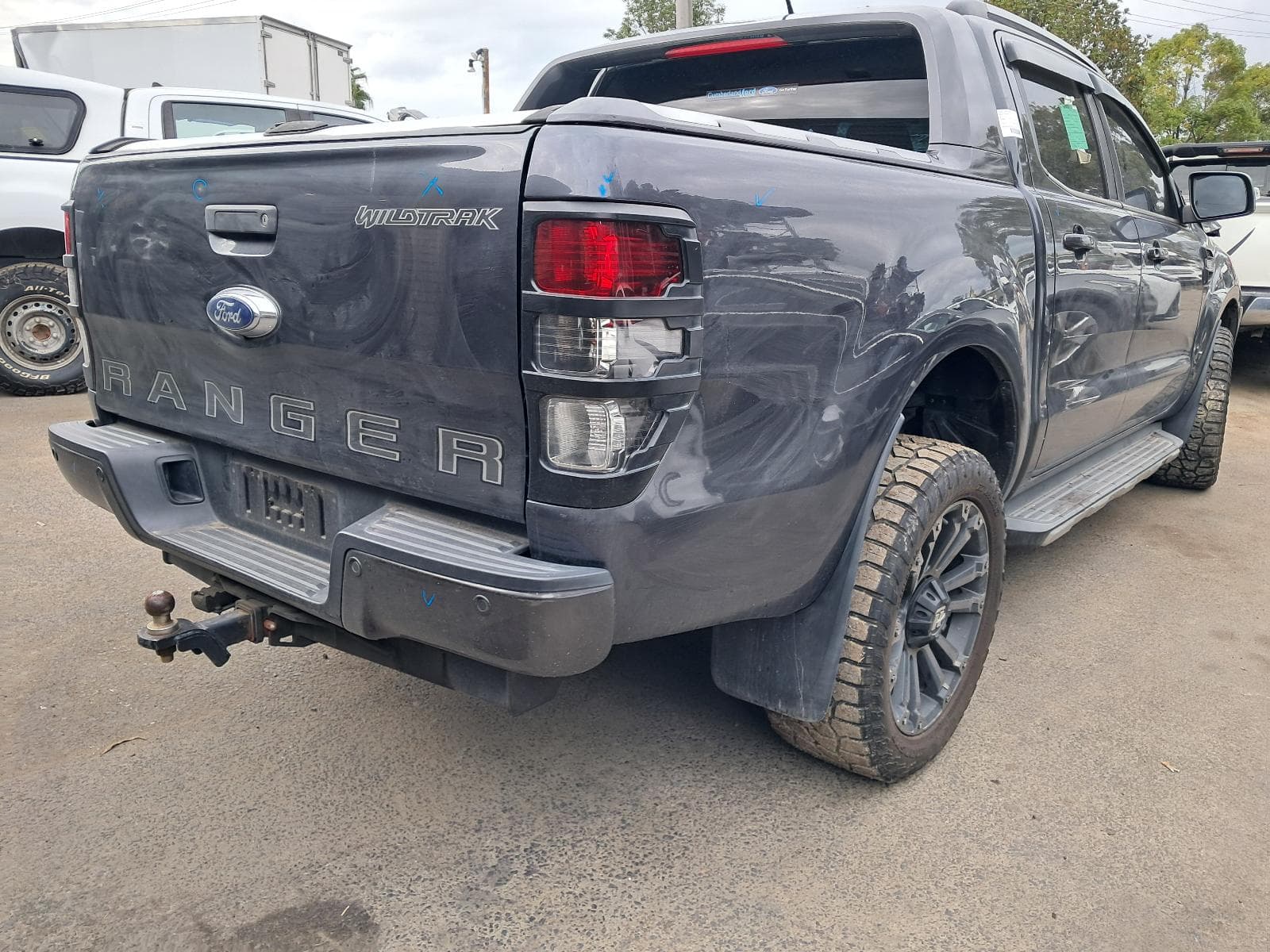 Used auto part listing image: 2019 FORD RANGER INTERIOR MIRROR PX SERIES 3, LANE ASSIST & AUTO DIM TYPE, 06/18-04/22