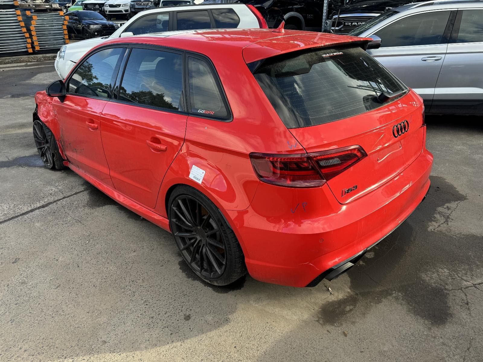 Used auto part listing image: 2015 AUDI A3 WASHER BOTTLE 8V, RS3, 10/15-10/20