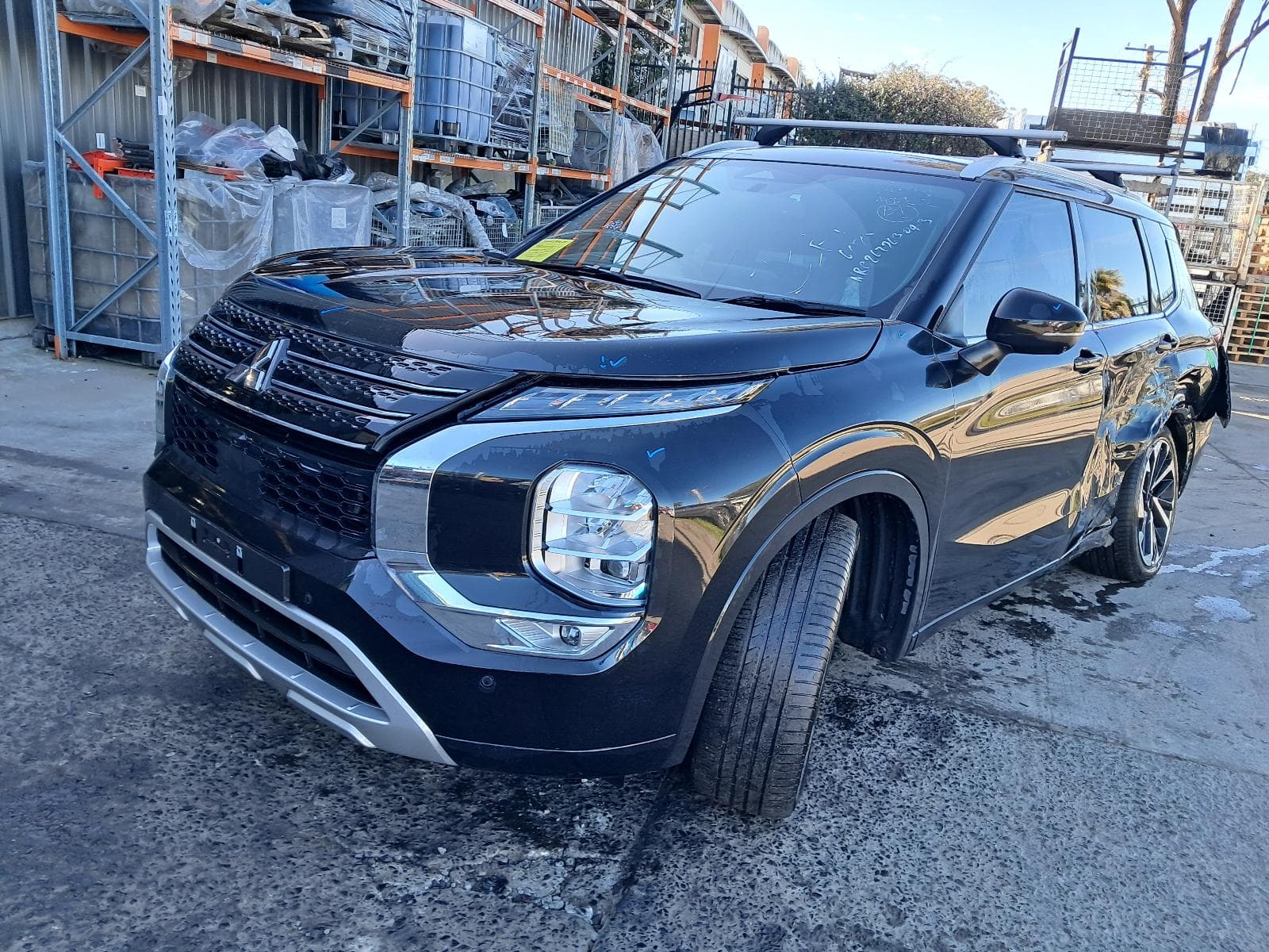 Used auto part listing image: 2023 MITSUBISHI OUTLANDER CONSOLE ZM, CONSOLE LID ONLY, ORANGE, 08/21