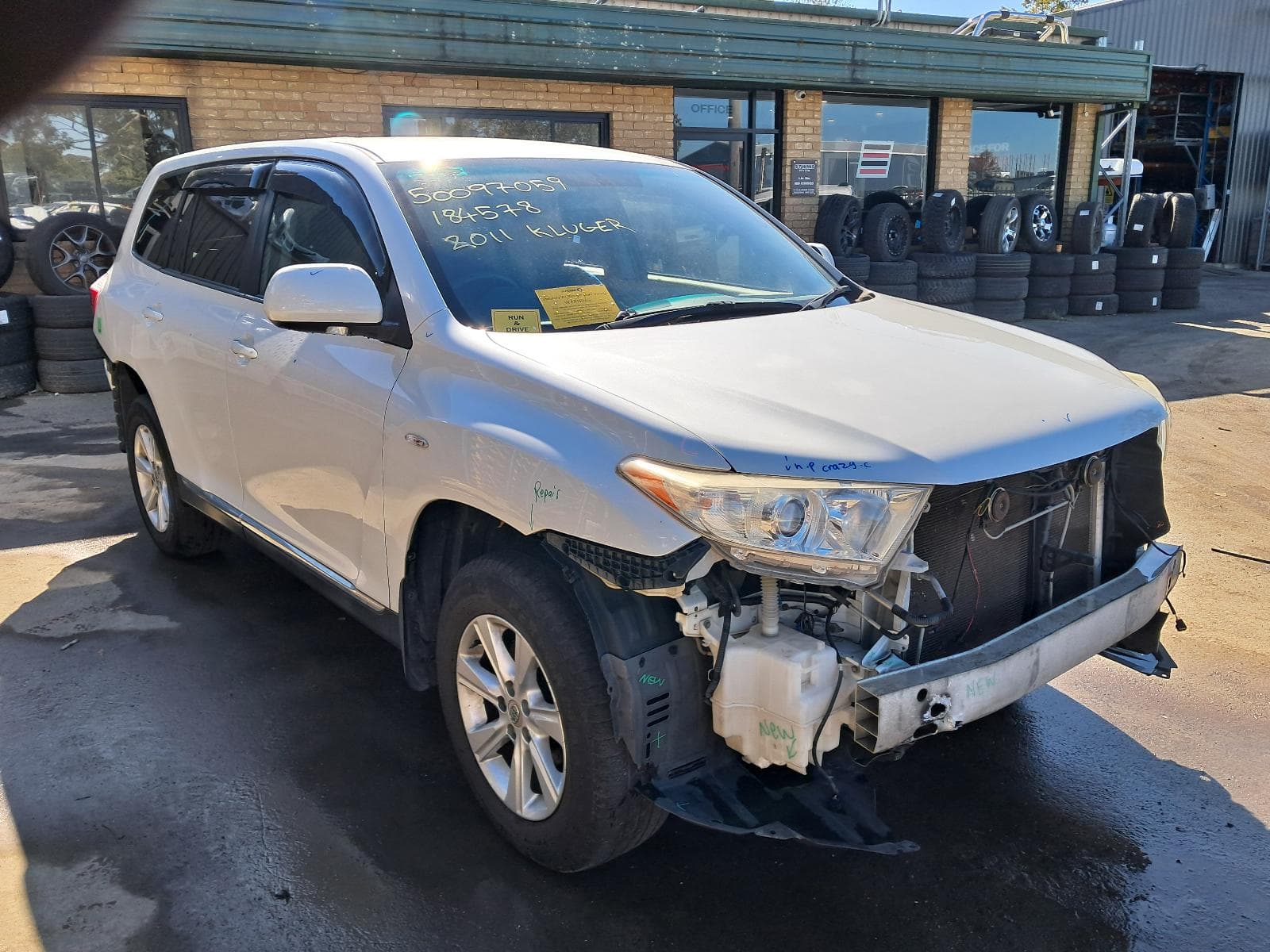 Used auto part listing image: 2011 TOYOTA KLUGER STARTER PETROL, 3.5, 2GR-FE, P/N 28100-28072, GSU40/GSU45, 05/07-02/14