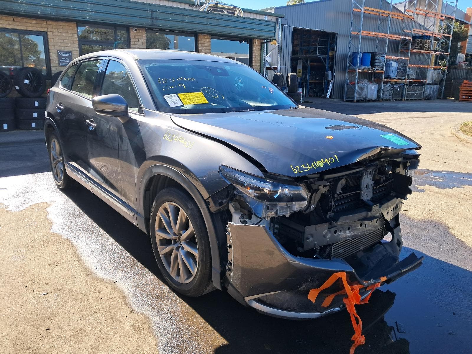 Used auto part listing image: 2018 MAZDA CX9 SEAT BELT STALK LH FRONT, SEAT BELT ONLY, TC, 07/16-12/24