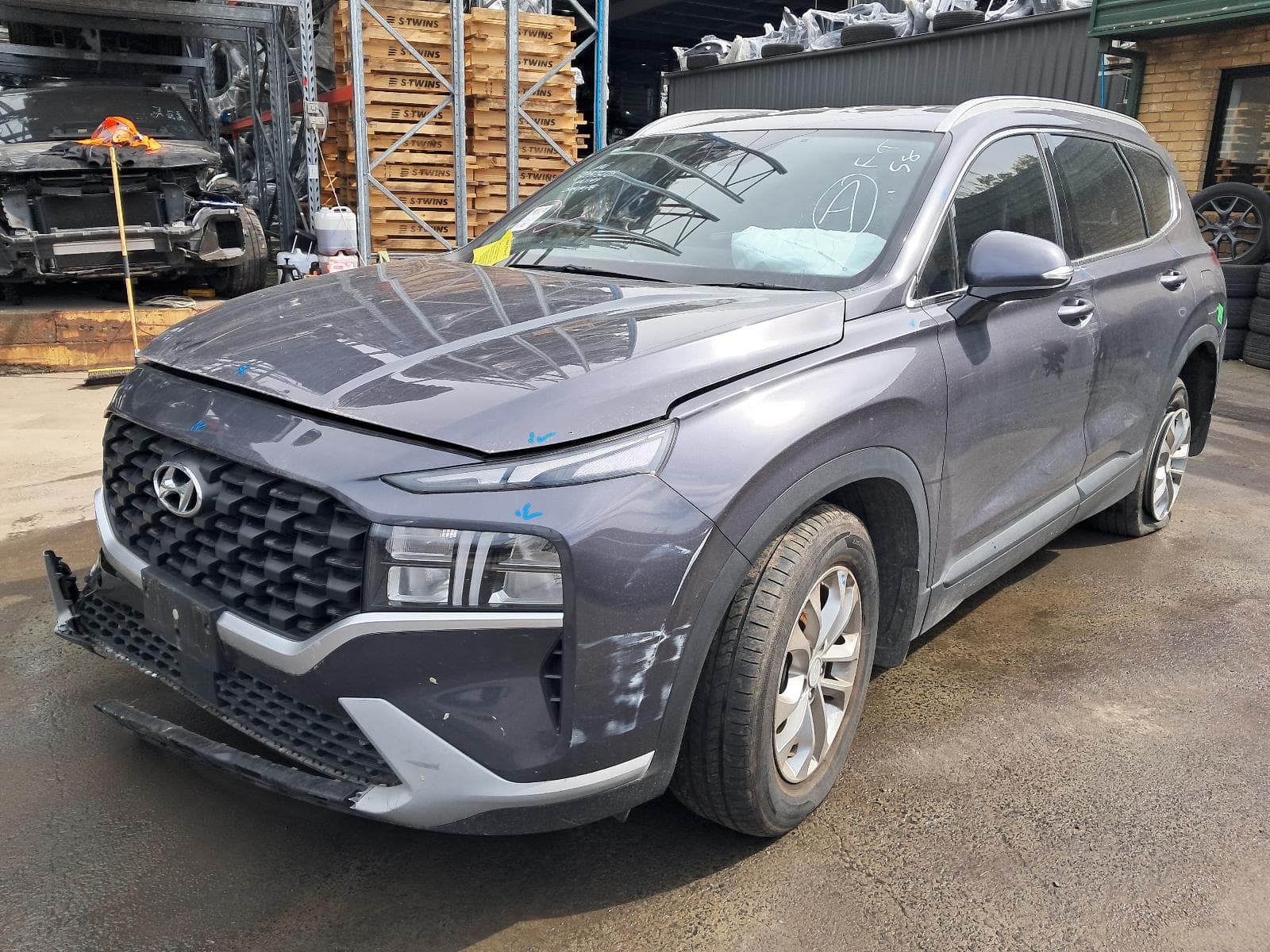 Used auto part listing image: 2021 HYUNDAI SANTA FE DOOR TRIM RH FRONT, TM, 03/18-10/23