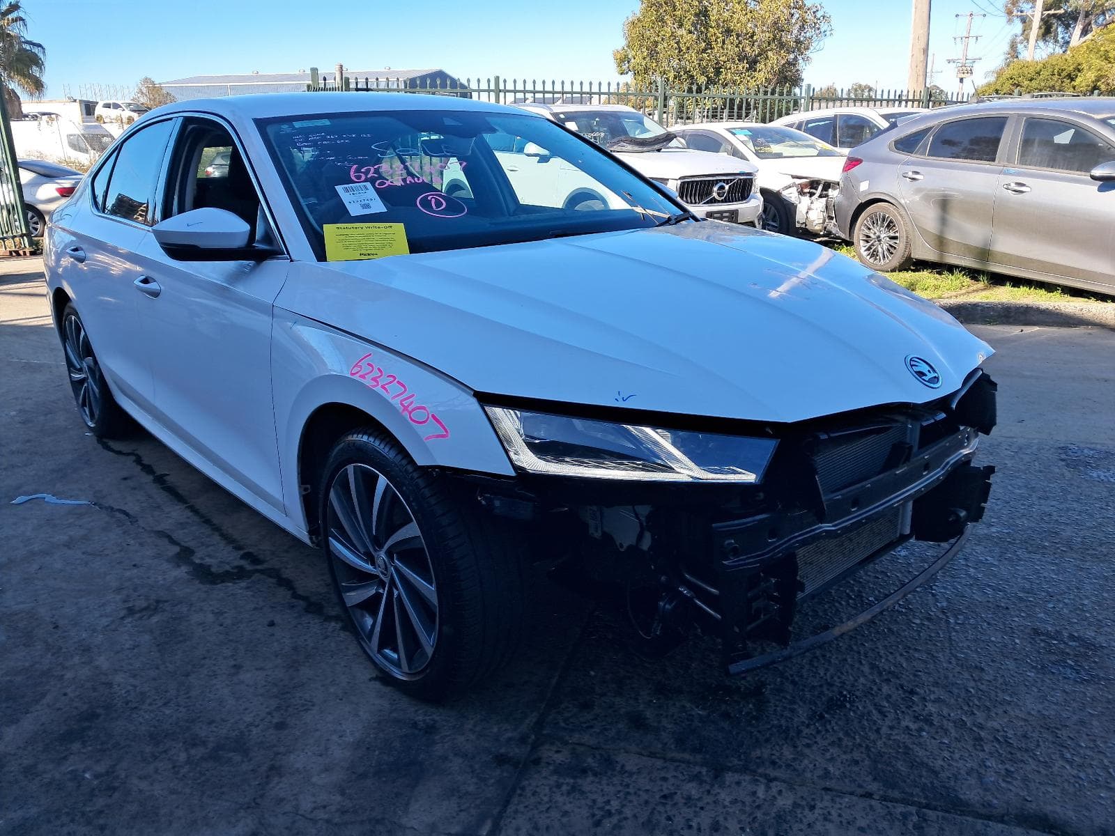 Used auto part listing image: 2023 SKODA OCTAVIA DOOR BOOT GATE LOCK NX, LEFT FRONT DOOR LOCK, W/ KEYLESS ENTRY TYPE, 10/20