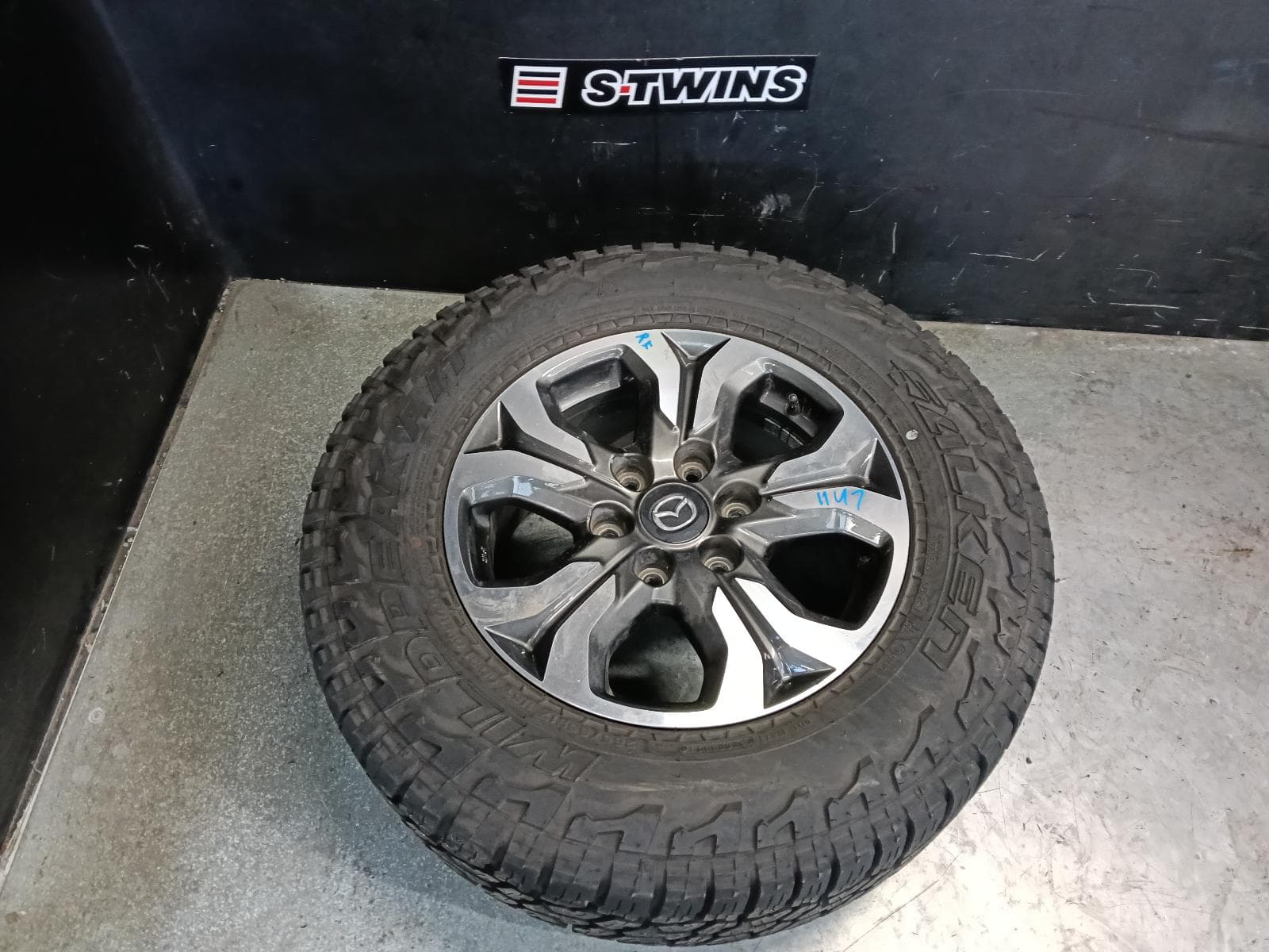Used auto part listing image: 2020 MAZDA BT50 WHEEL MAG FACTORY, 16X8IN, 5 SPOKE, UP-UR, 10/11-06/20