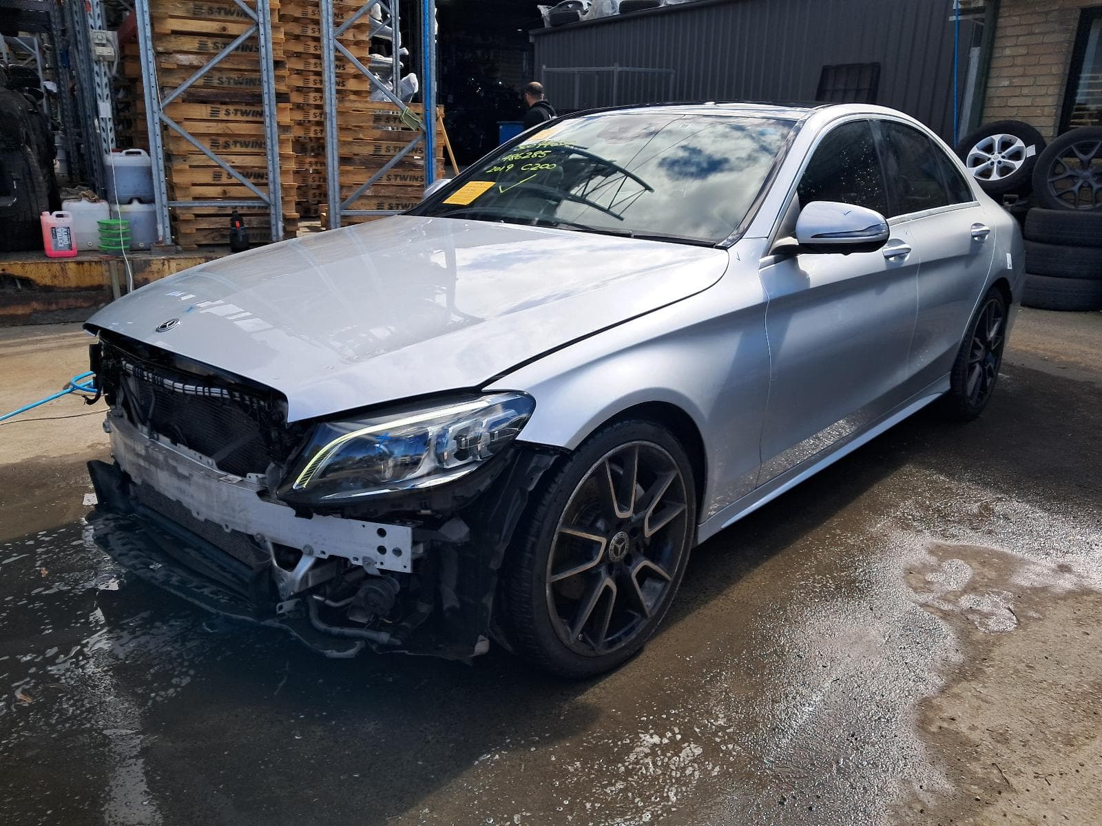 Used auto part listing image: 2018 MERCEDES C CLASS LEFT REAR TRAILING ARM W205/S205/C205/A205, UPPER CONTROL ARM-FRONT, NON AMG, 06/14-07/23