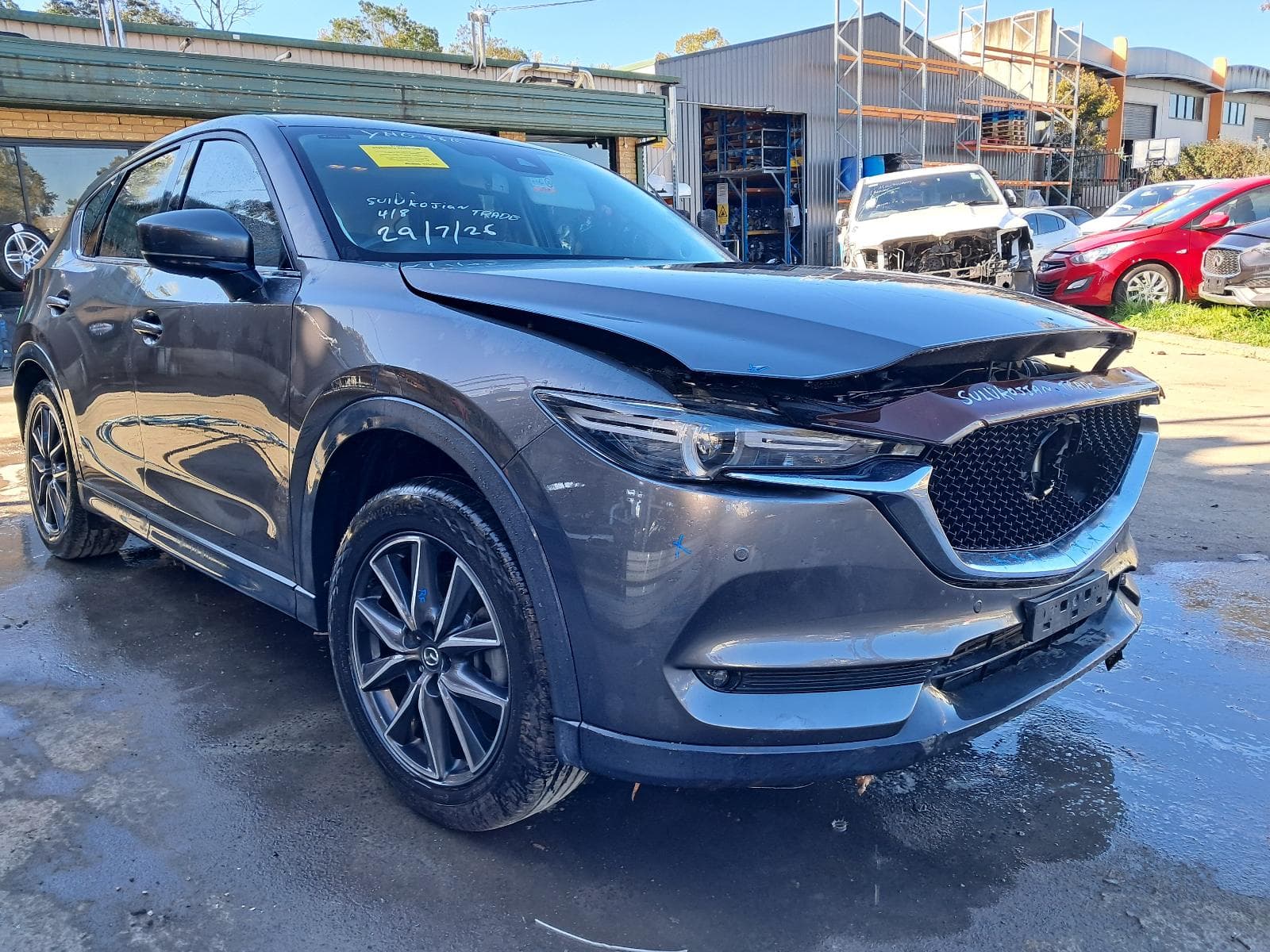 Used auto part listing image: 2017 MAZDA CX5 SEAT BELT STALK RH FRONT, SEAT BELT STALK ONLY, KF, 02/17-03/26