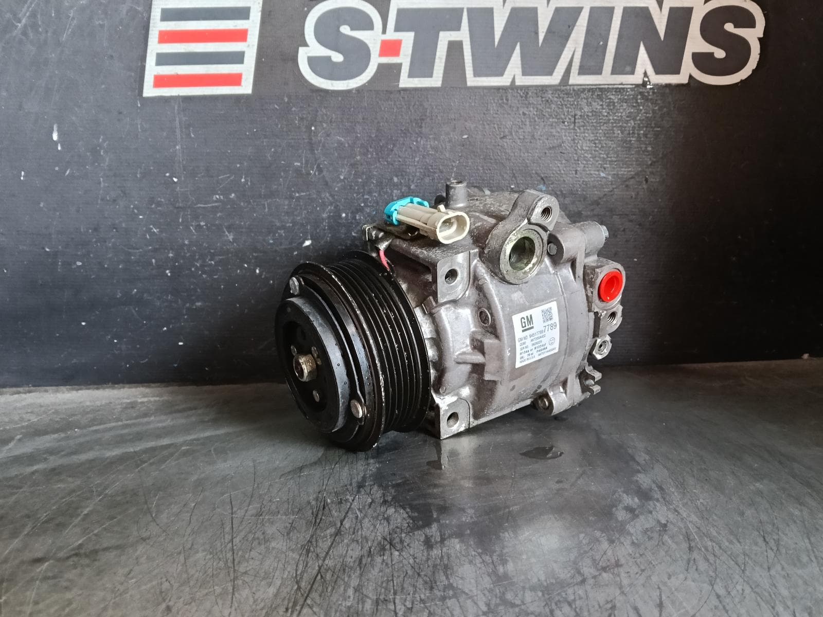 Used auto part listing image: 2018 HOLDEN TRAX A C COMPRESSOR TJ SERIES, 1.4, PETROL, QS90 TYPE, 08/14-12/20 0000423687