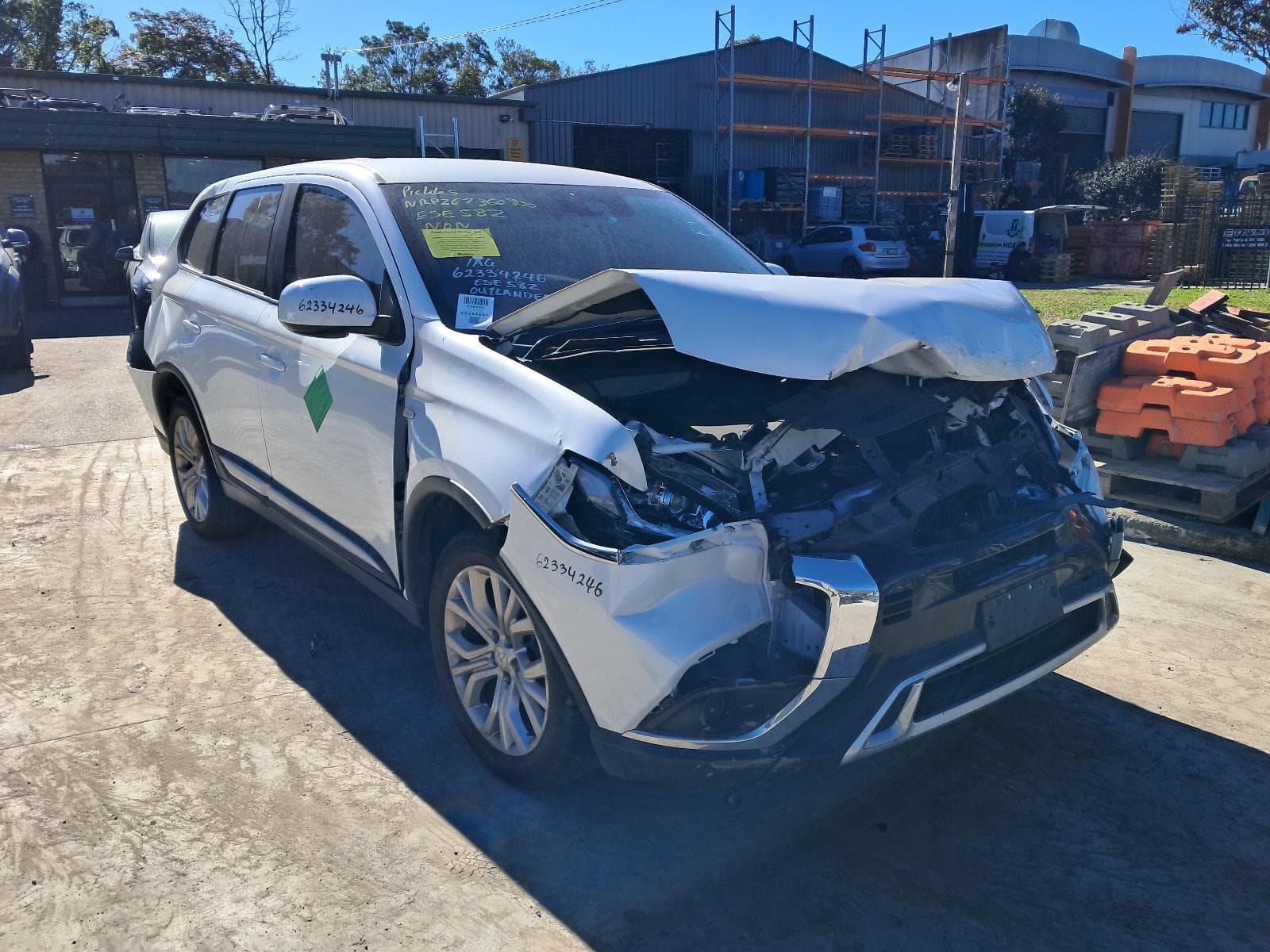 Featured wrecking vehicle: 2021 MITSUBISHI OUTLANDER (stock 11109)